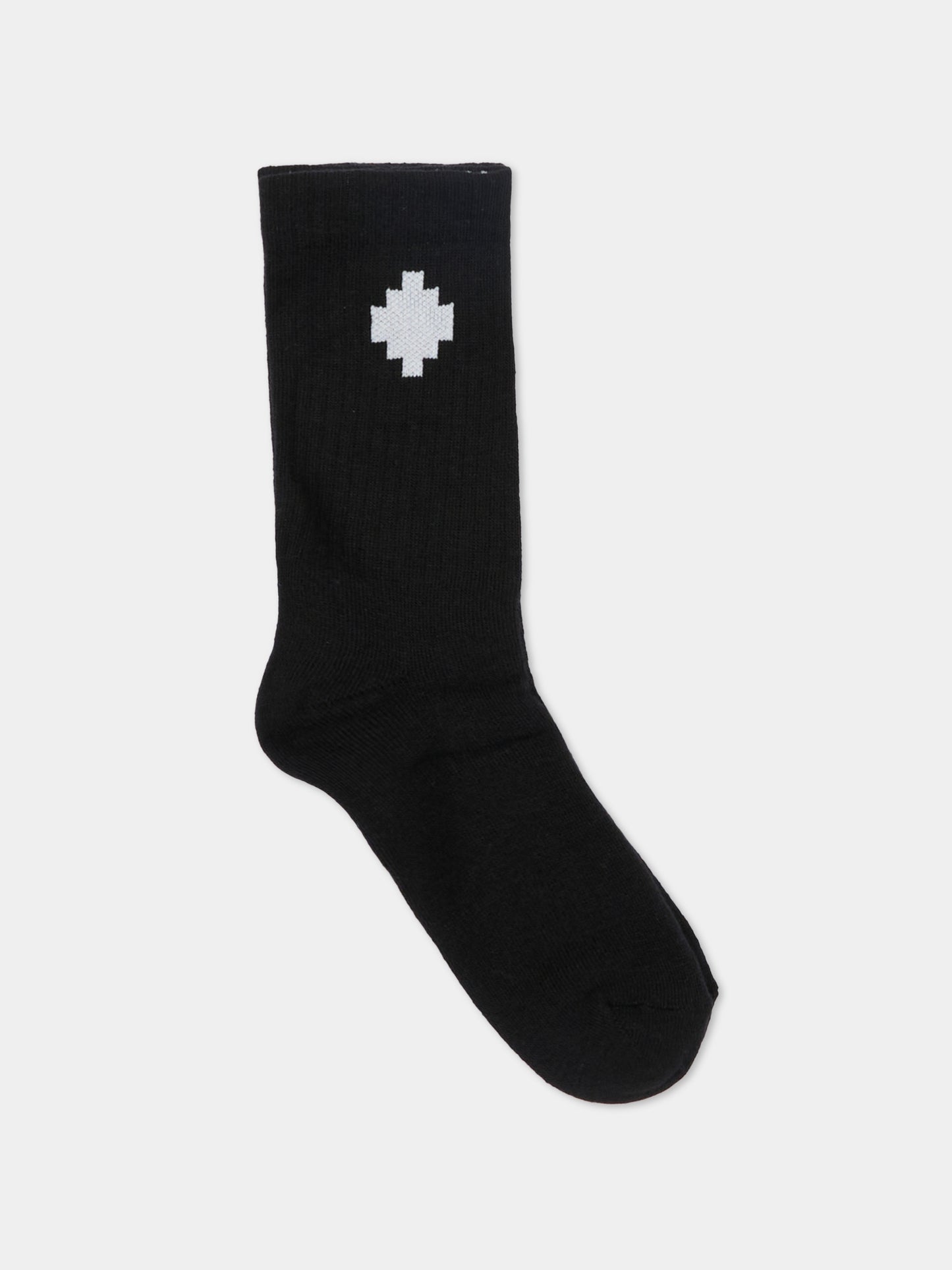 Calze nere per bambini con logo,County Of Milan Kids,S6CMJUSO128 110