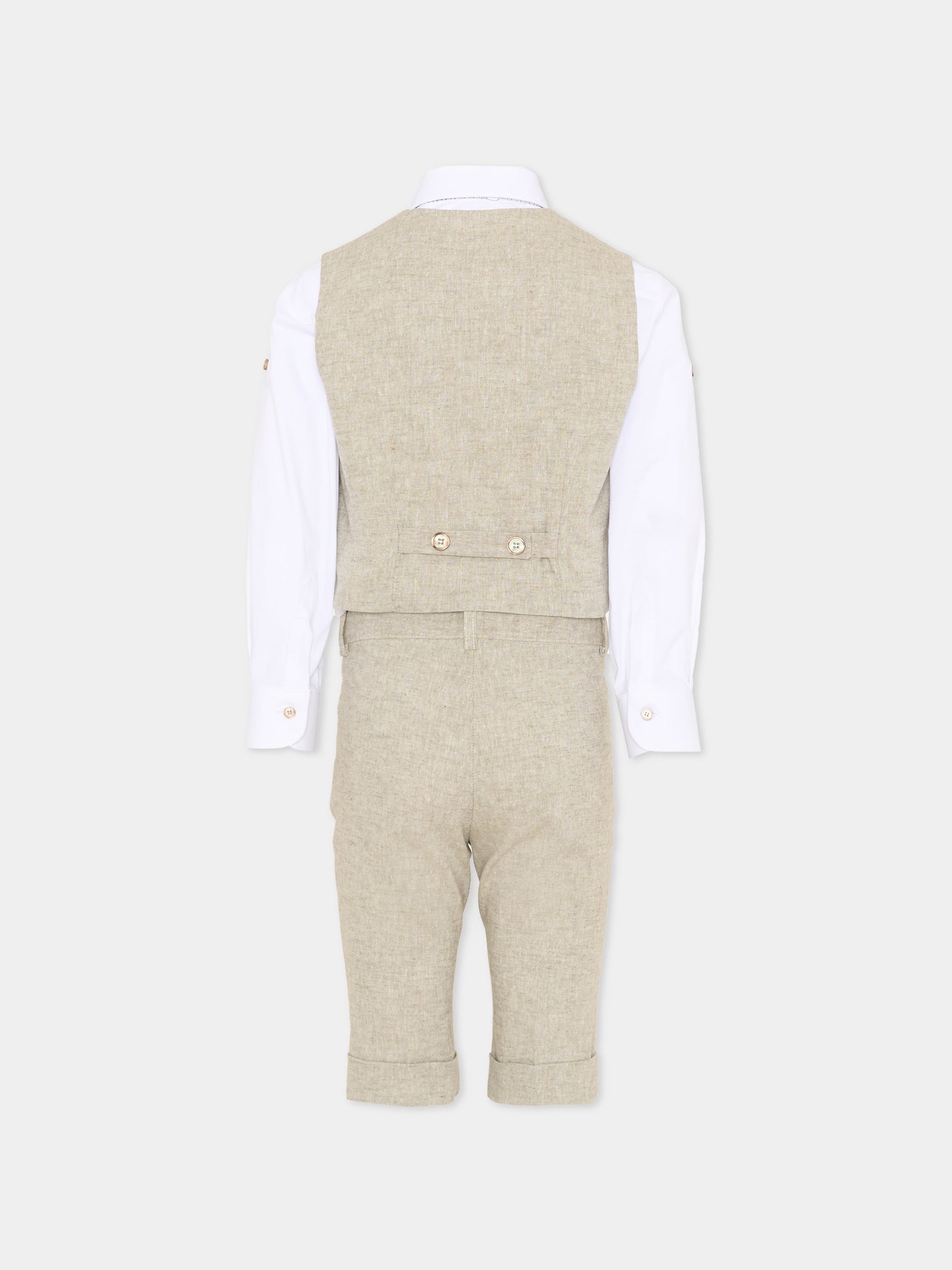 Completo elegante verde per bambino,Colorichiari,MB458298 4915 35