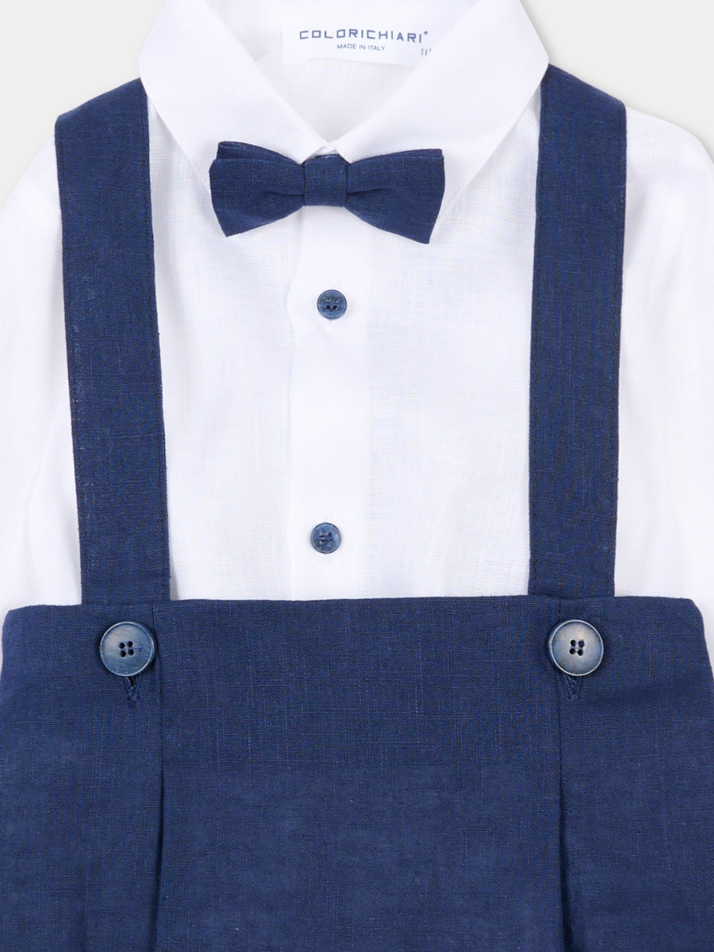 Completo elegante blu per neonato,Colorichiari,MN308409 4917 60