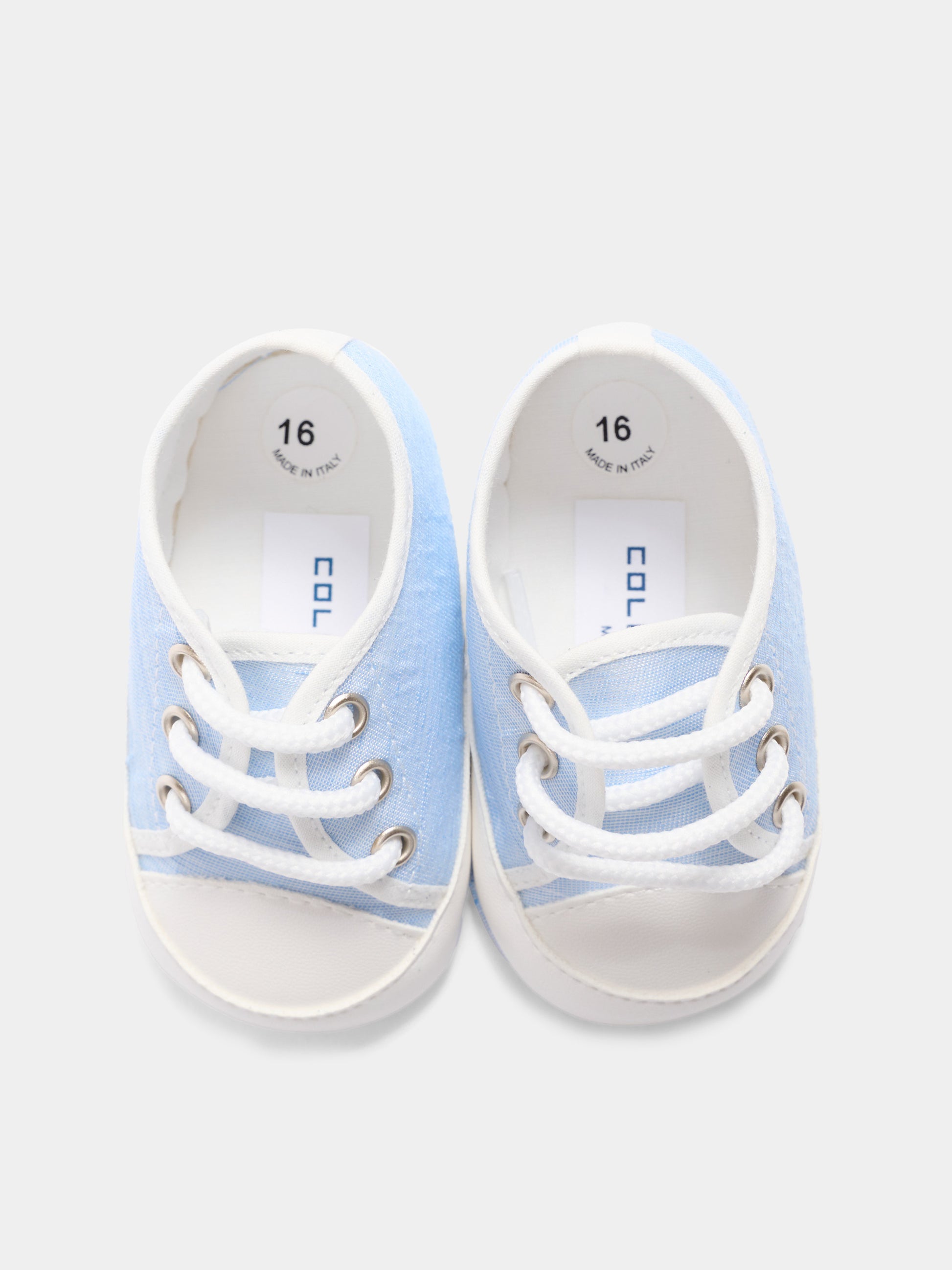 Sneakers basse celesti per neonato,Colorichiari,MN958468 4884 53