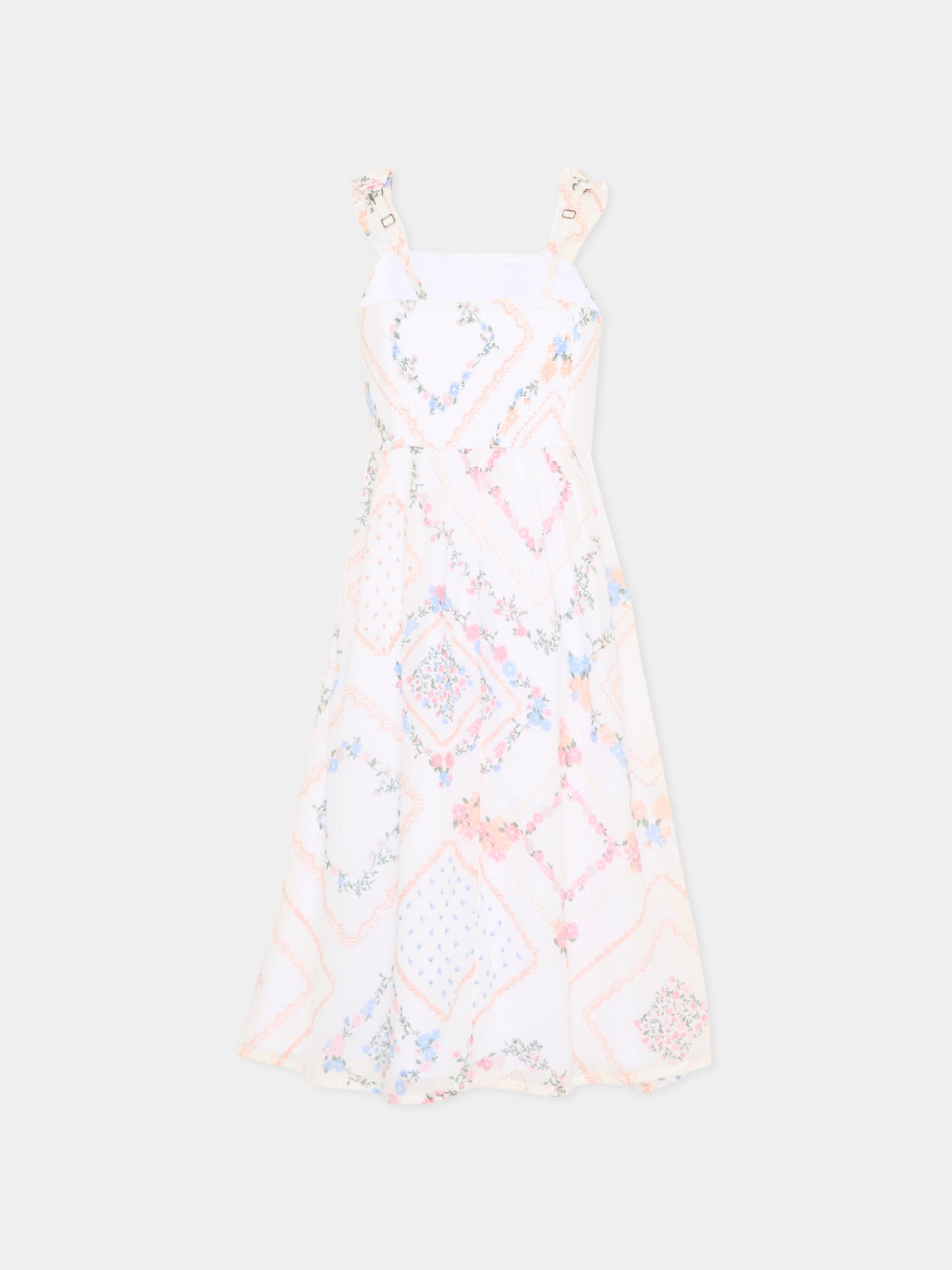 Vestito bianco floreale per bambina,Abercrombie & Fitch,43AM15 W1T