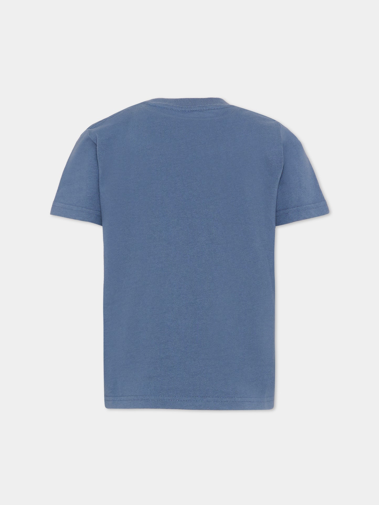 T-Shirt blu per bambini con logo,Abercrombie & Fitch,93AH15 C1E