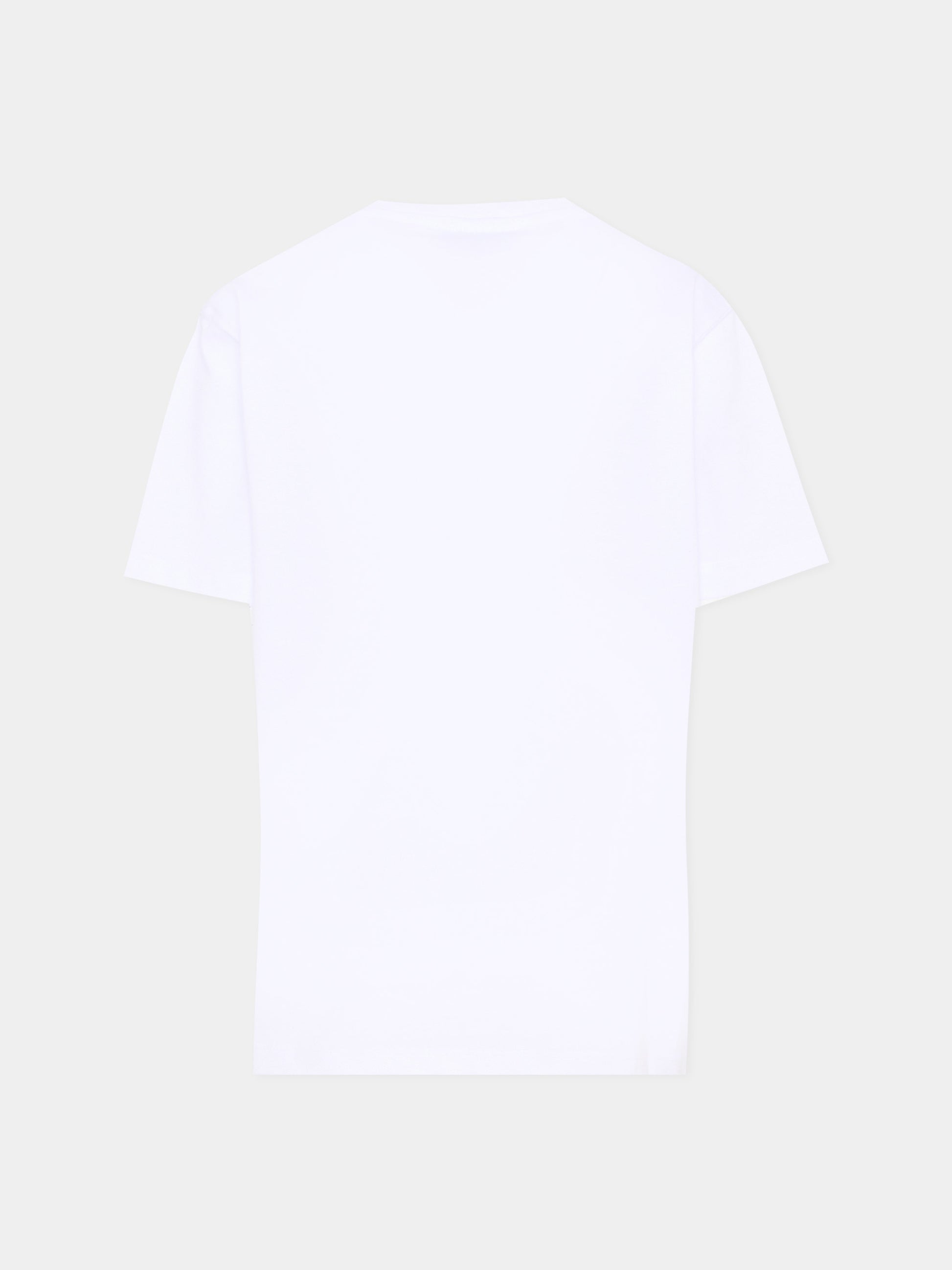 T-shirt bianca per bambina con fragola,Joshua Sanders Kidz,K36A2TS08WH