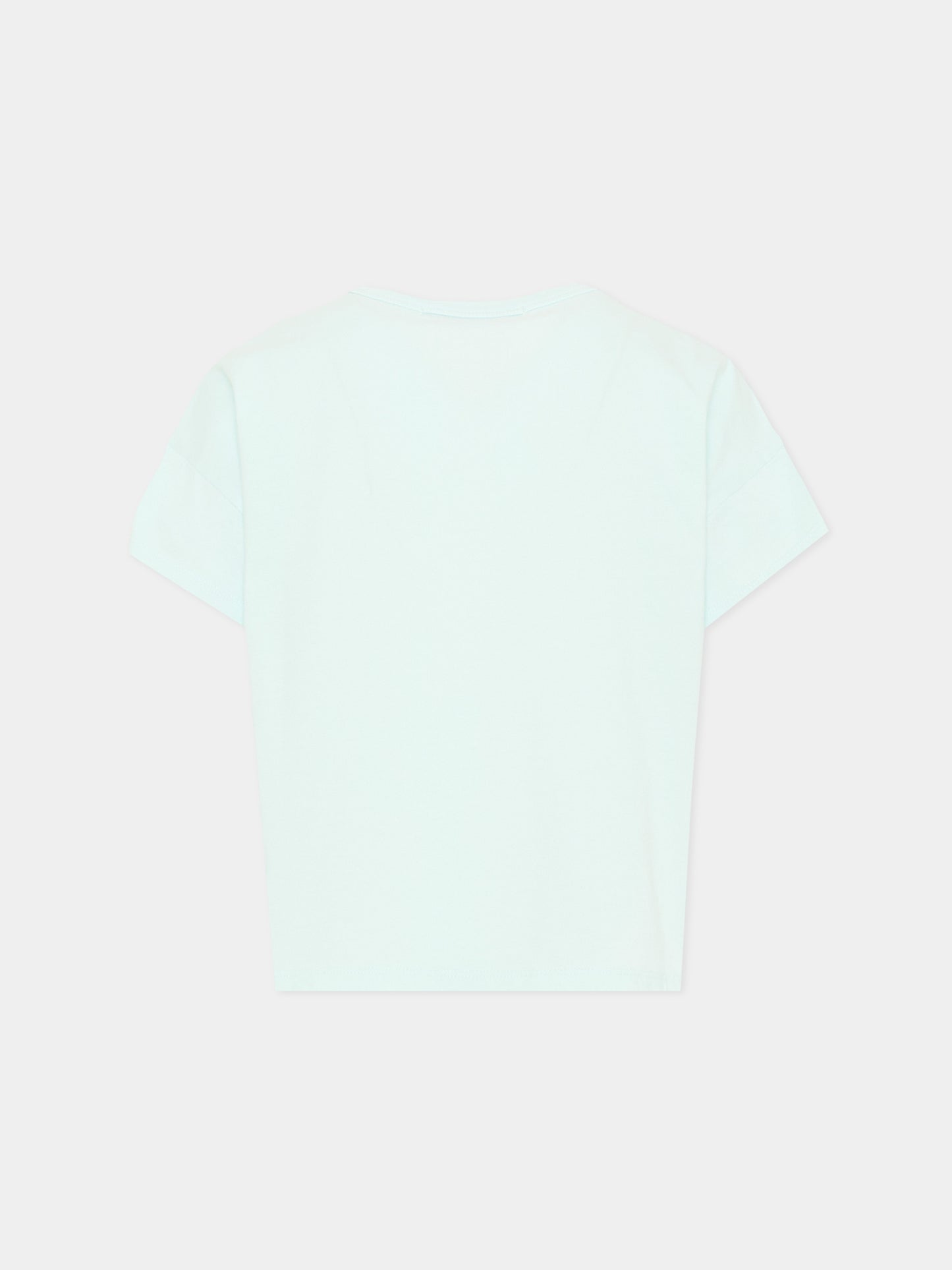 T-Shirt celeste per bambini con stampa,Bobo Choses,B126AC011