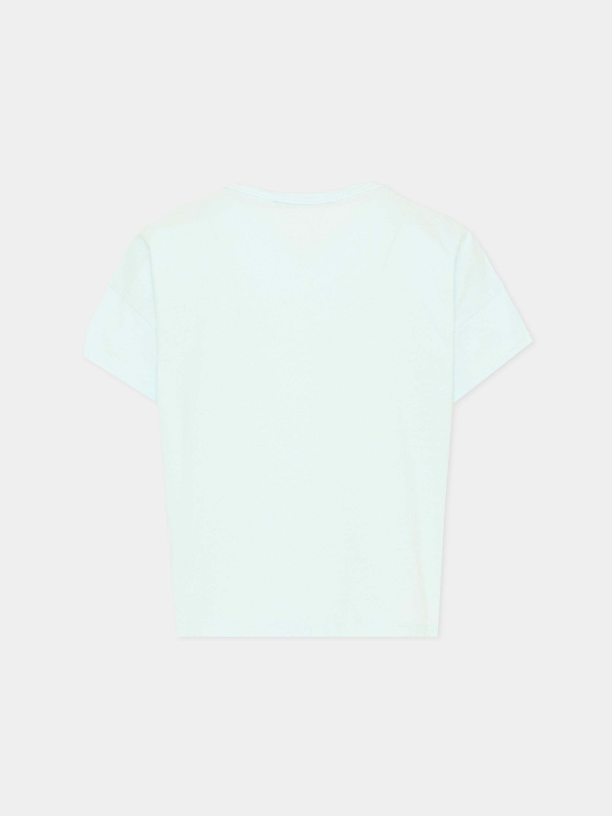 T-Shirt celeste per bambini con stampa,Bobo Choses,B126AC011