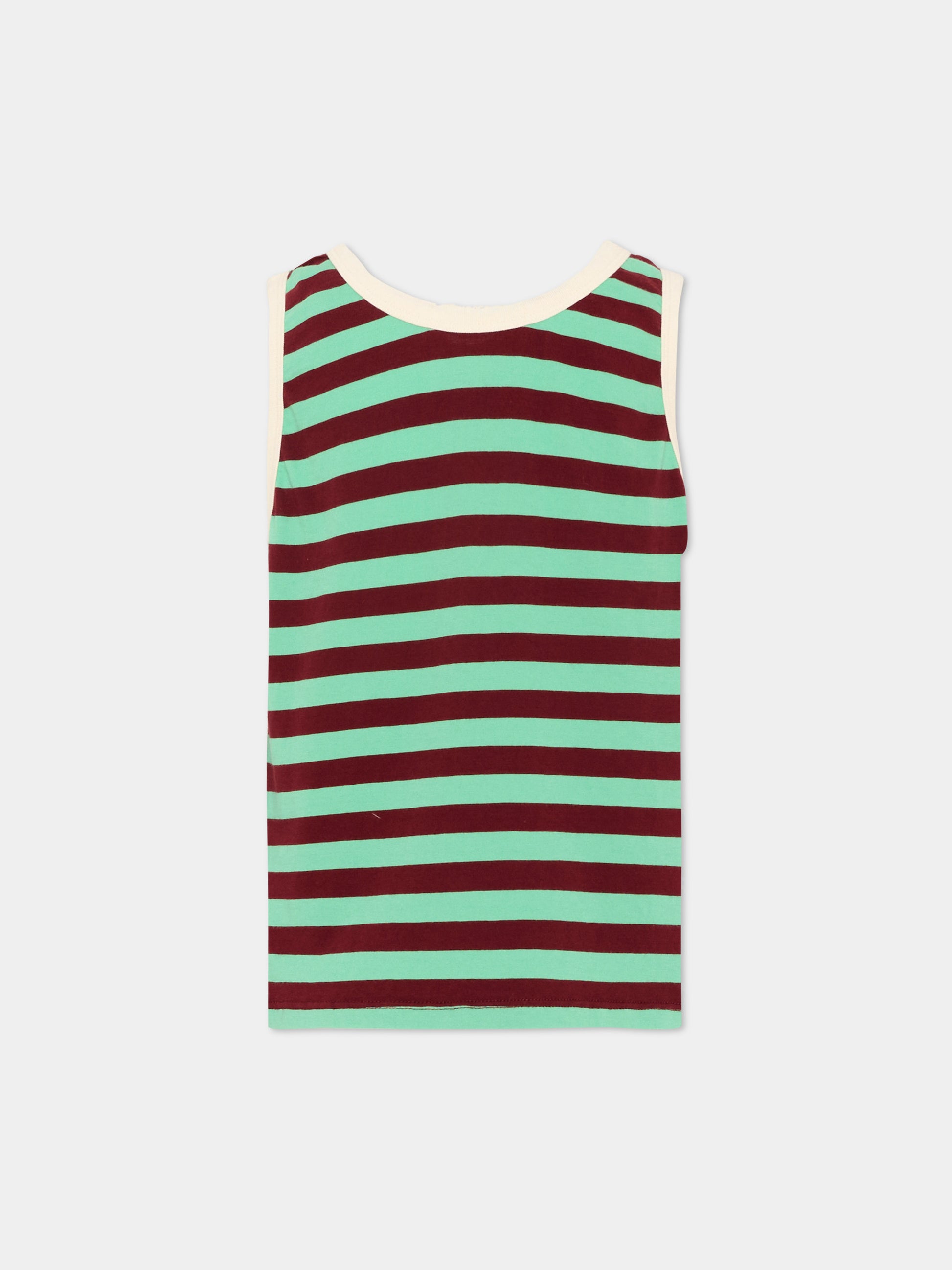 Canotta multicolor a righe per bambini,Bobo Choses,B126AC027