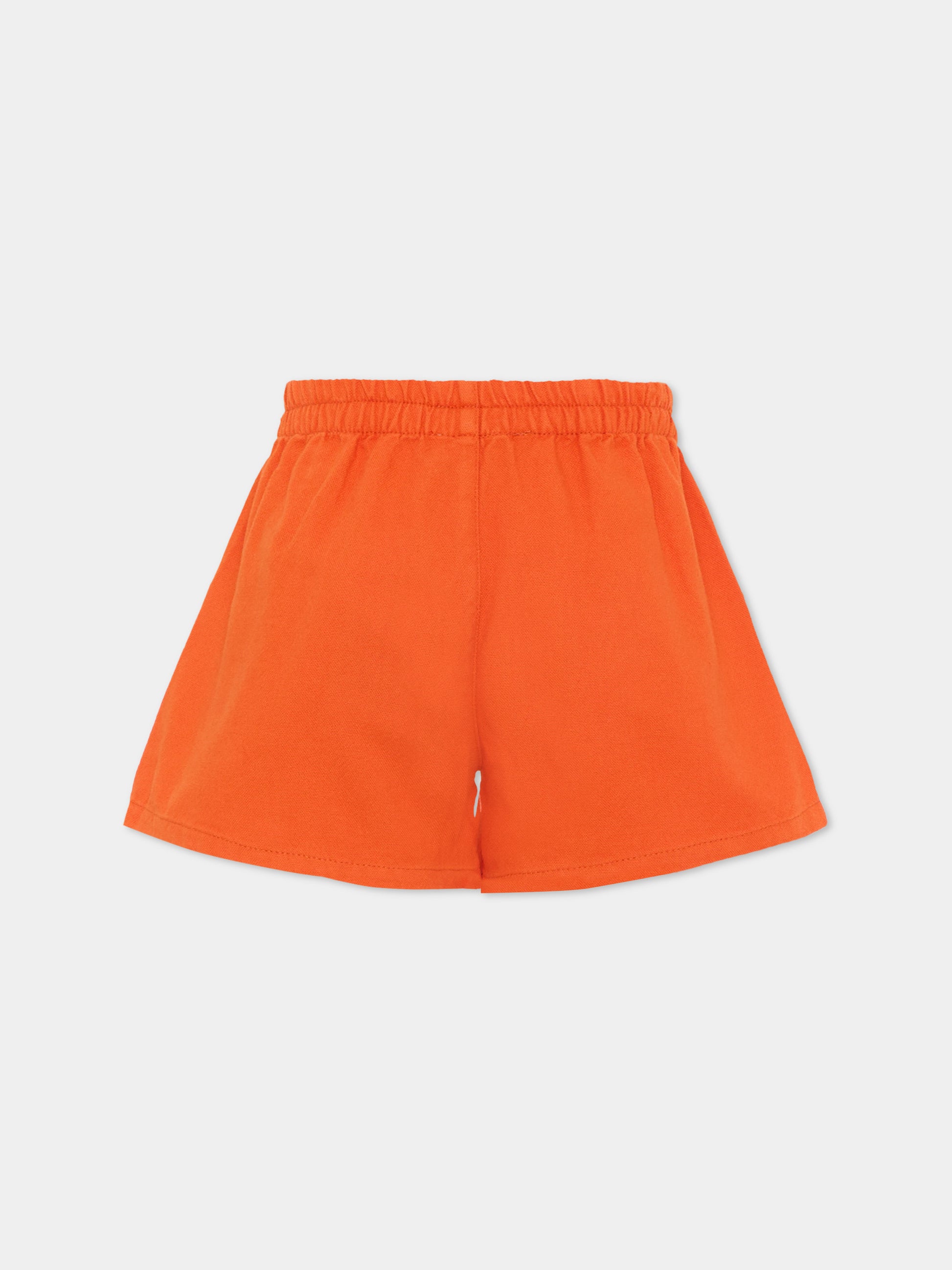 Shorts sportivi multicolor per bambina con logo,Bobo Choses,B126AC064