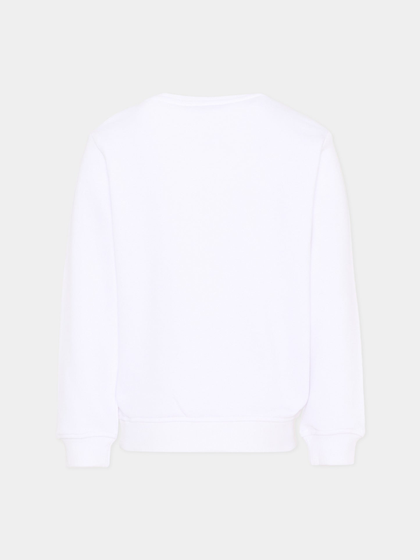 Felpa bianca per bambini con logo,Richmond,RBP26013FE WHITE