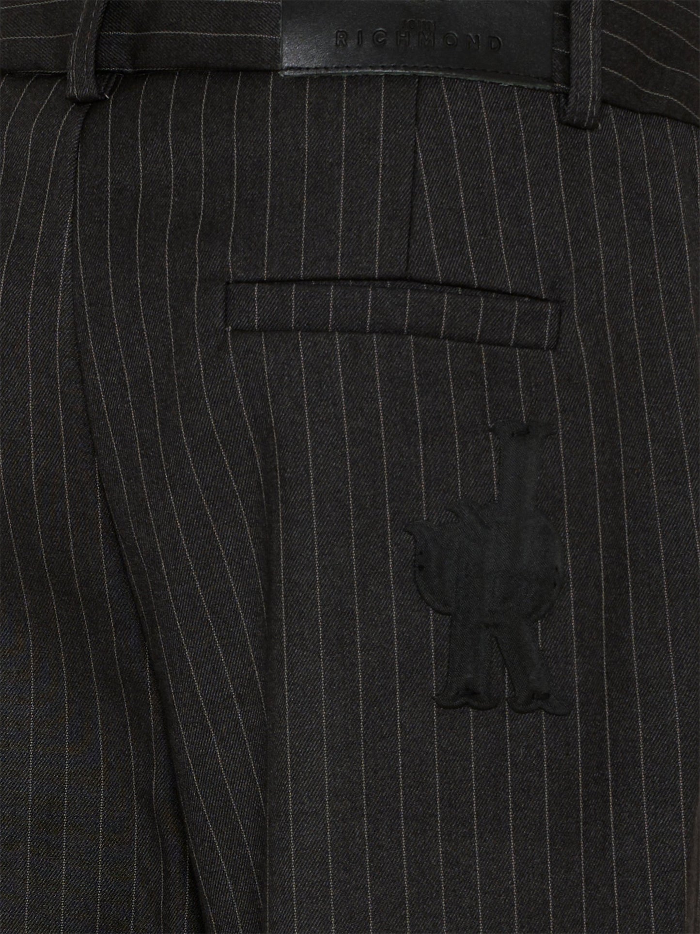 Pantalone grigio gessato per bambino,Richmond,RBP26092PA GREY DARK PINSTRIPE