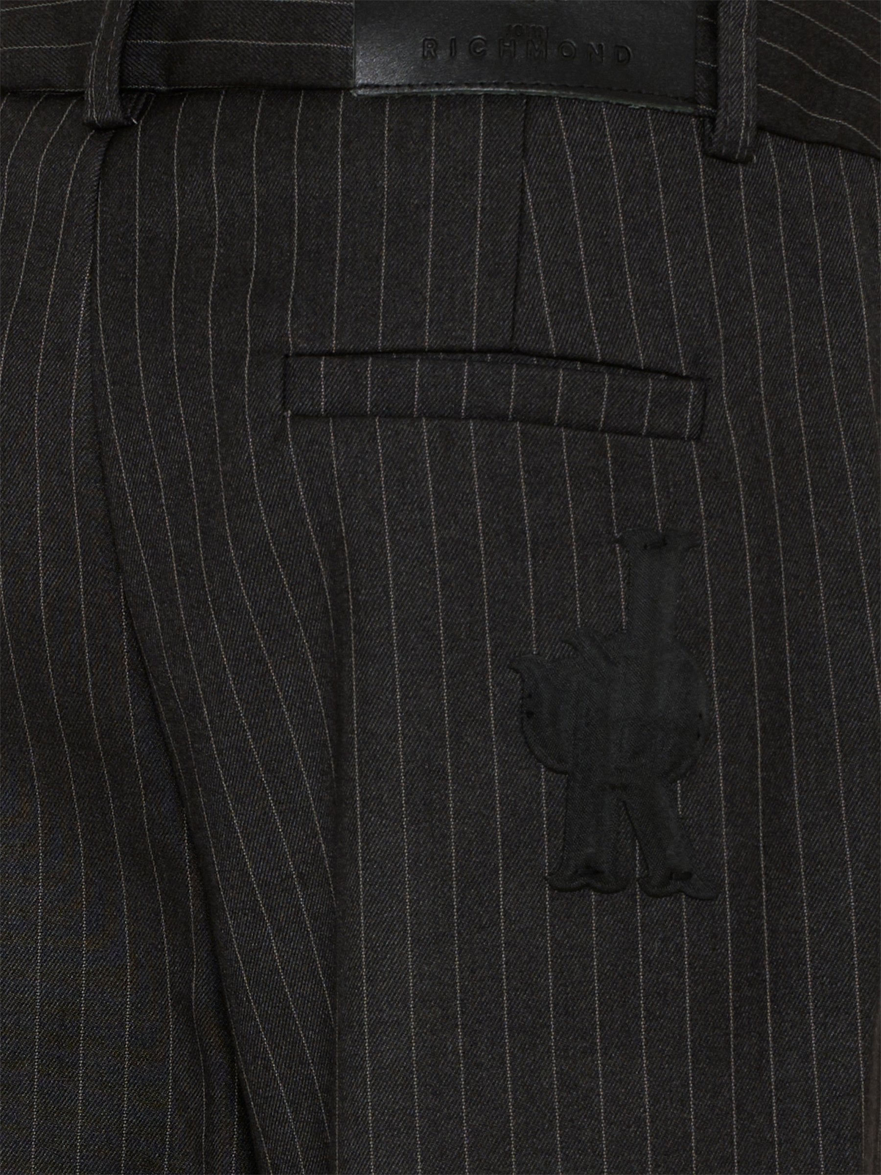 Pantalone grigio gessato per bambino,Richmond,RBP26092PA GREY DARK PINSTRIPE