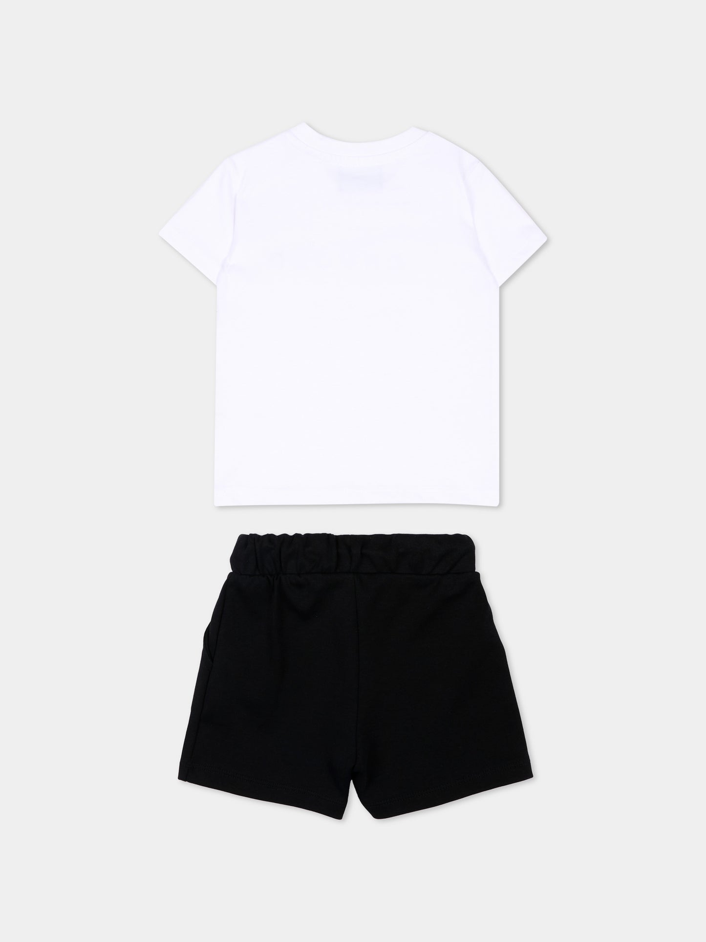 Completo sportivo bianco per neonato con logo,Richmond,RIP26006CJ WHITE