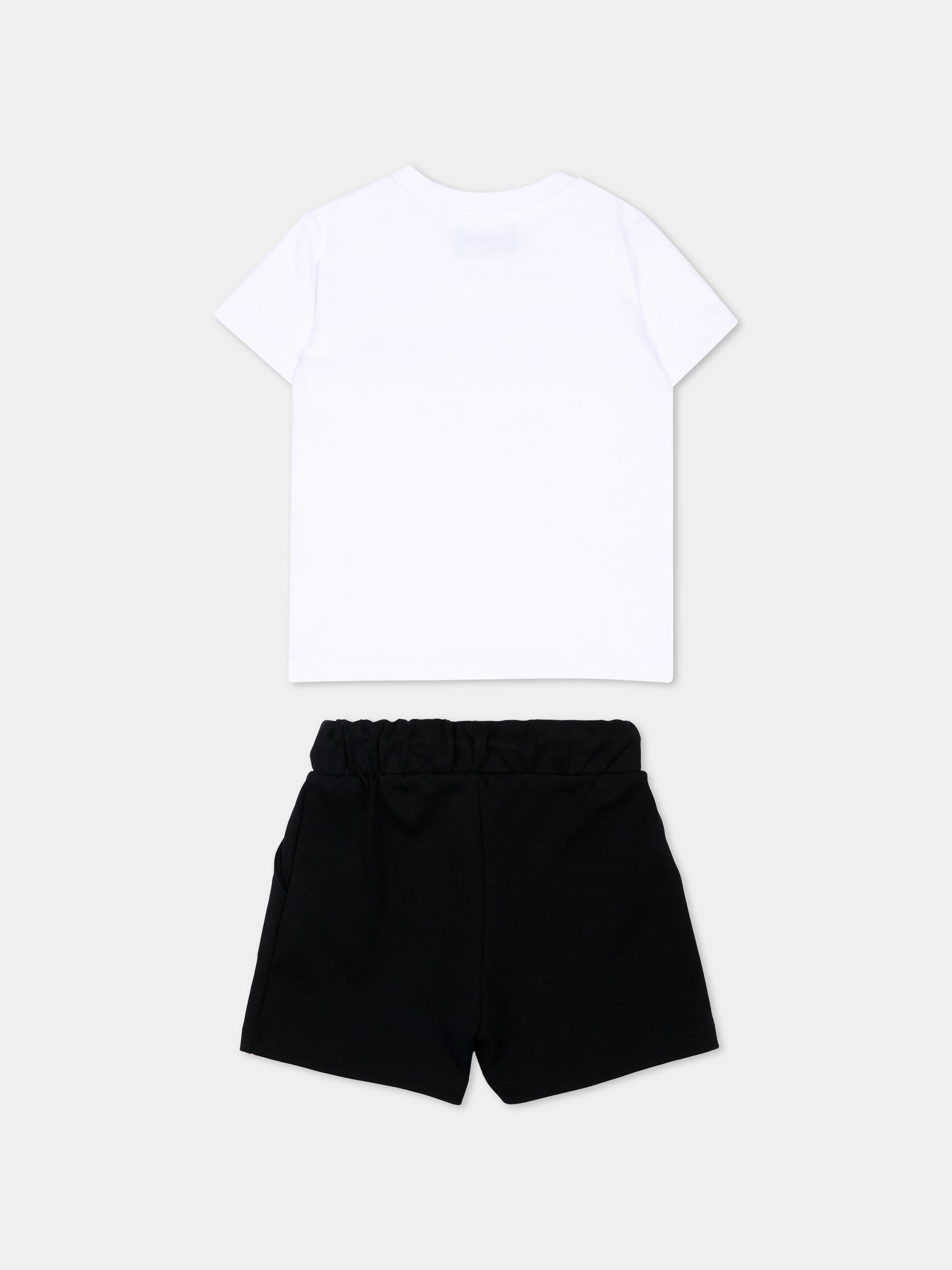 Completo sportivo bianco per neonato con logo,Richmond,RIP26006CJ WHITE