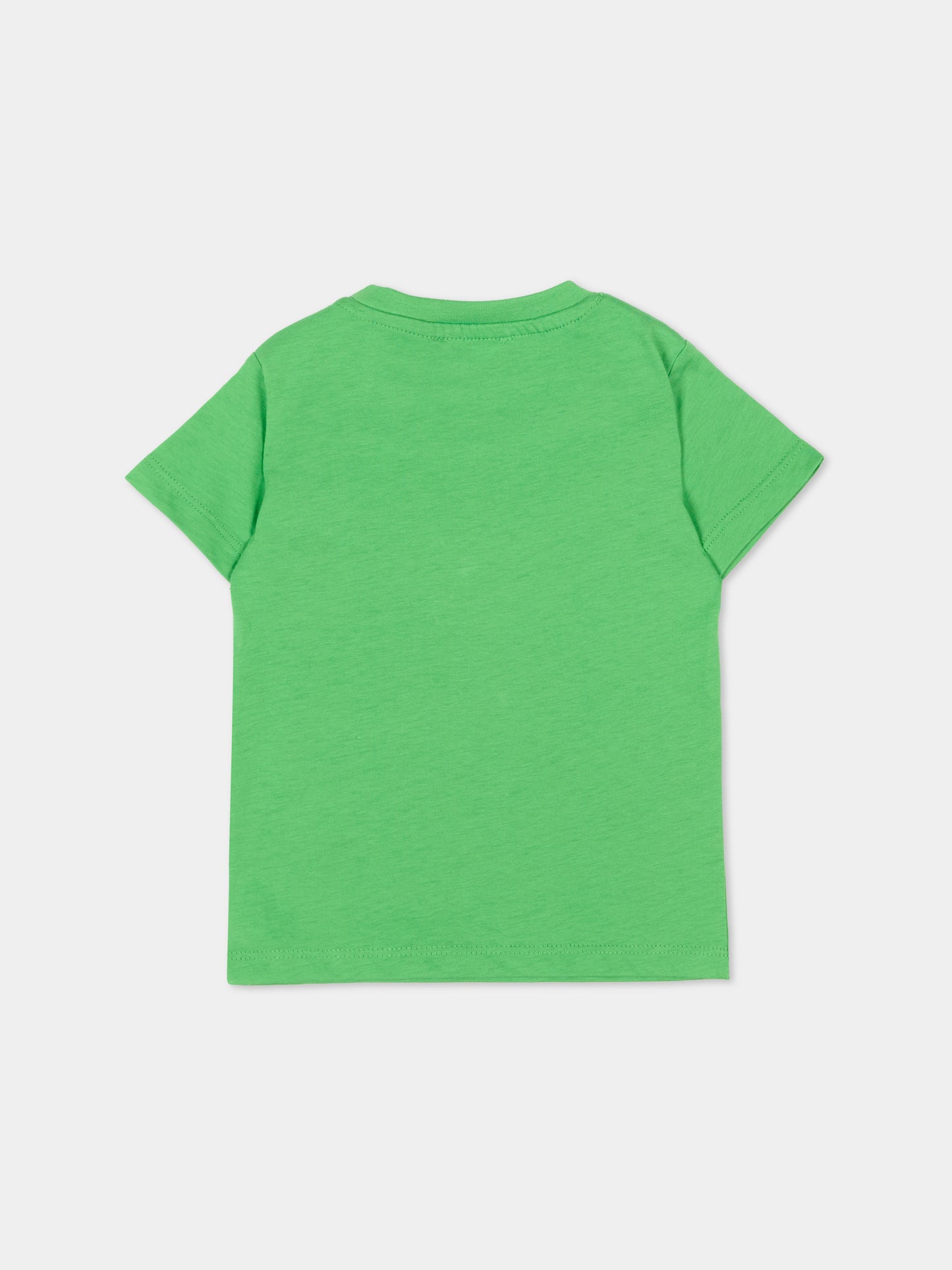 T-Shirt verde per neonato con logo,Richmond,RIP26002TS GREEN VIBRANT