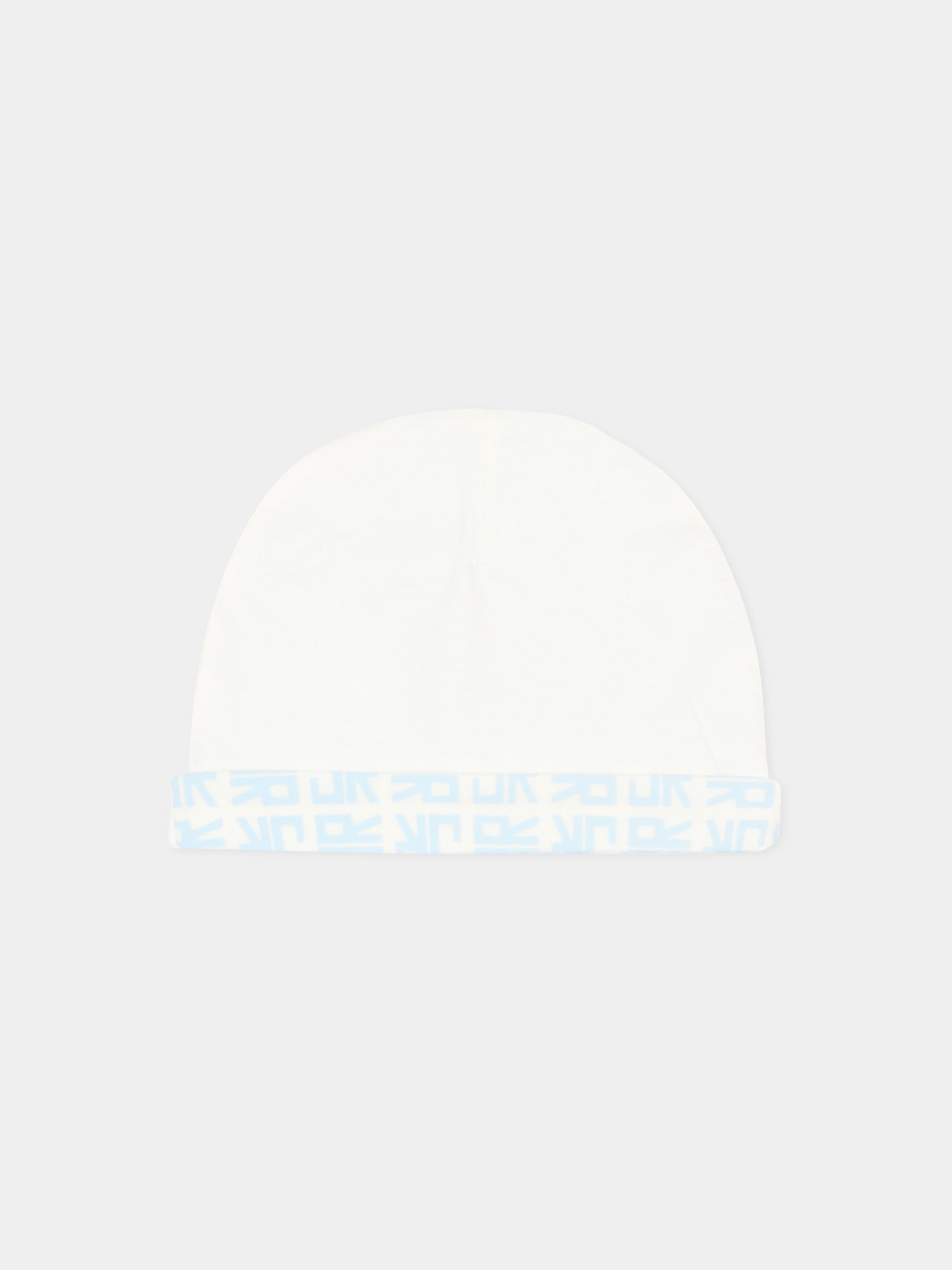 Set tutina azzurro per neonato con logo,Richmond,RLP26001TU AZURE