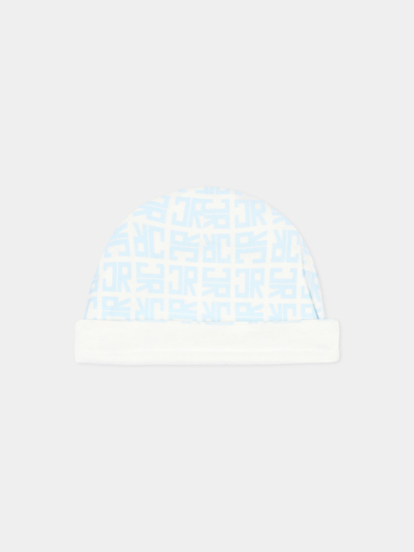 Set tutina azzurro per neonato con logo,Richmond,RLP26001TU AZURE