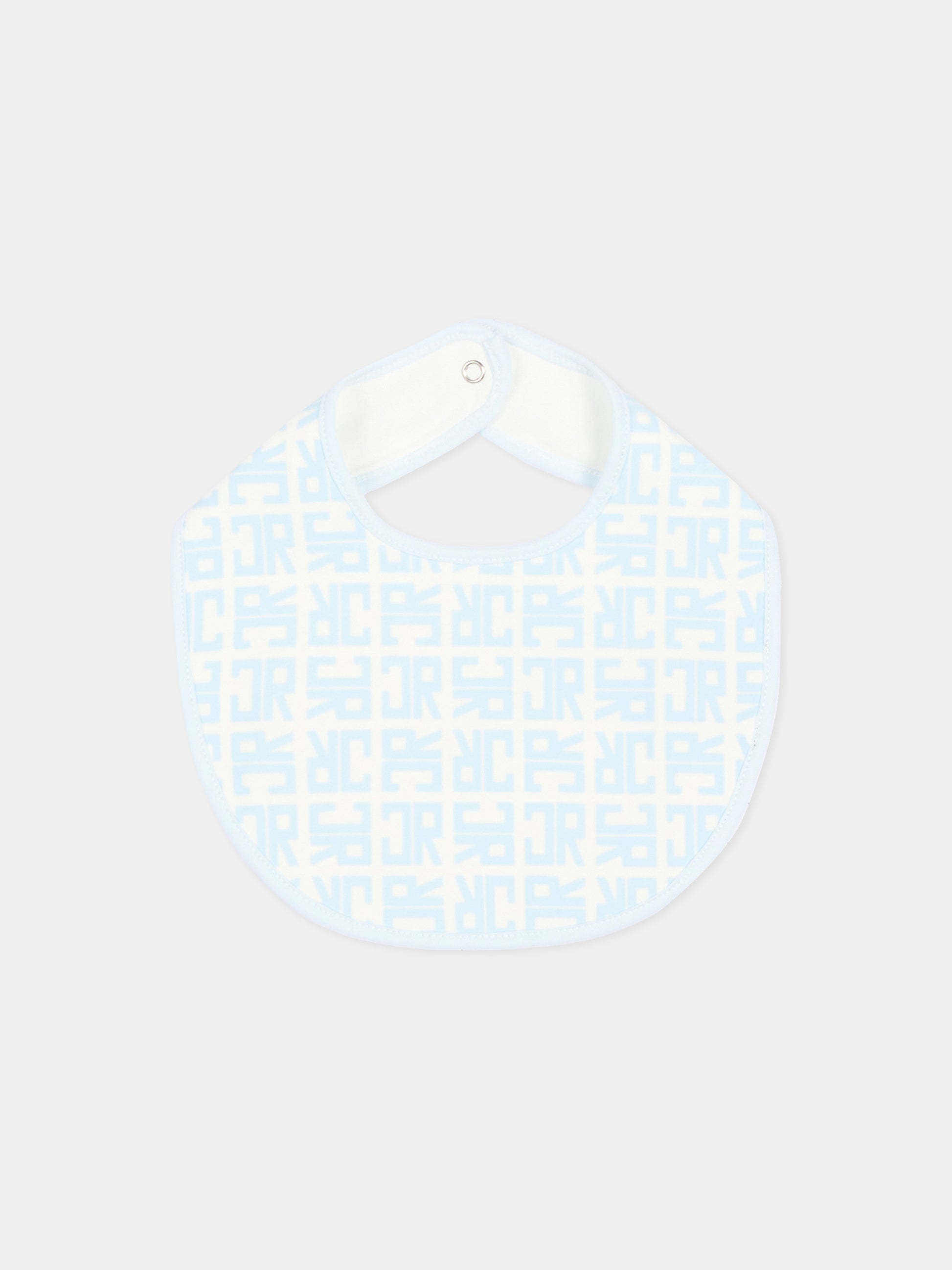 Set tutina azzurro per neonato con logo,Richmond,RLP26001TU AZURE