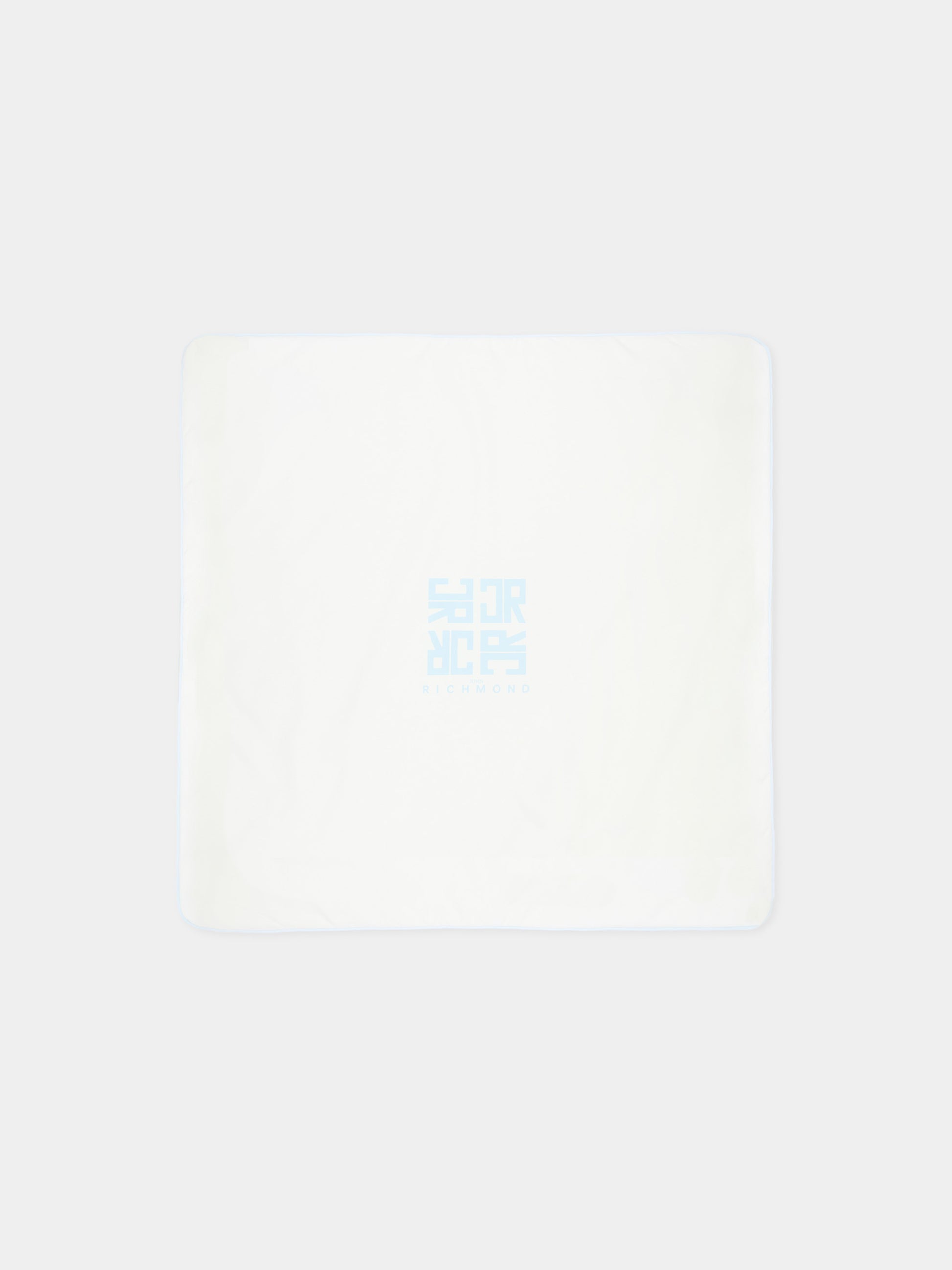 Coperta avorio per neonato con logo,Richmond,RLP26003CE AZURE