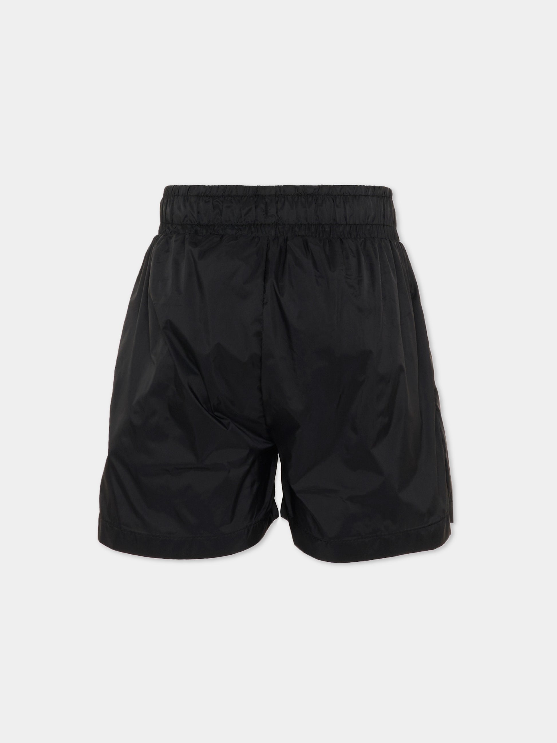 Boxer mare nero per bambino con logo,Richmond,RBP26024CO BLACK