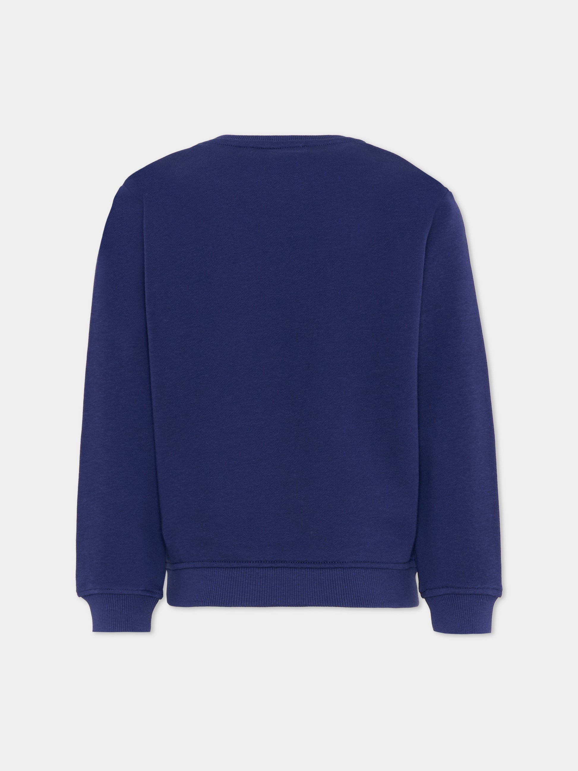 Felpa blu per bambini con logo,Richmond,RBP26013FE BLUE BEACON