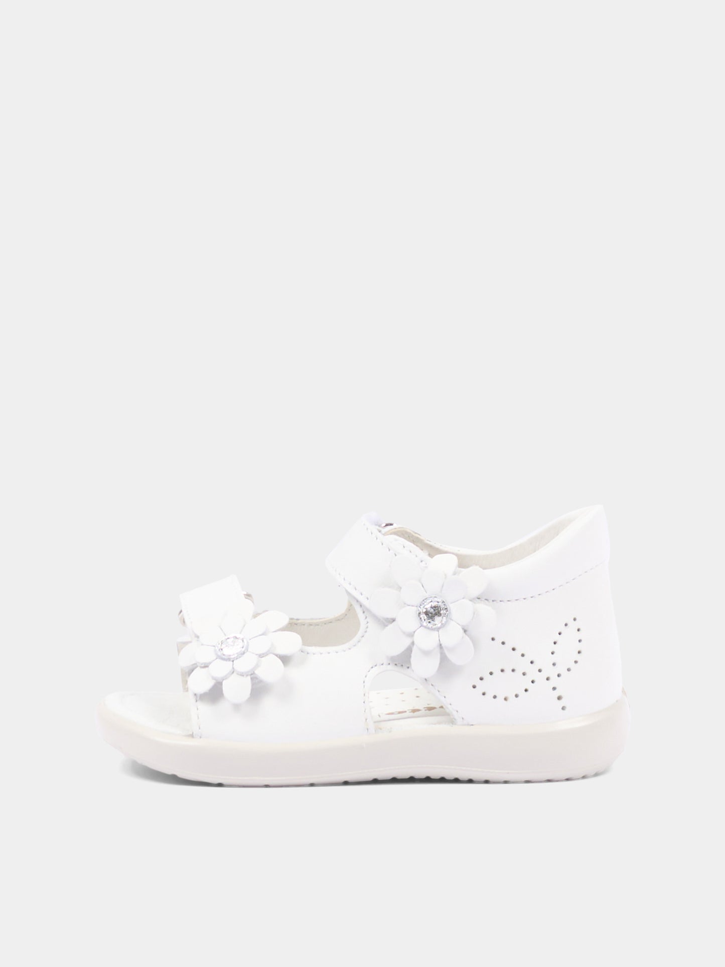 Sandali bianchi Mongy per bambina,Falcotto,001 1501157 01 0N01