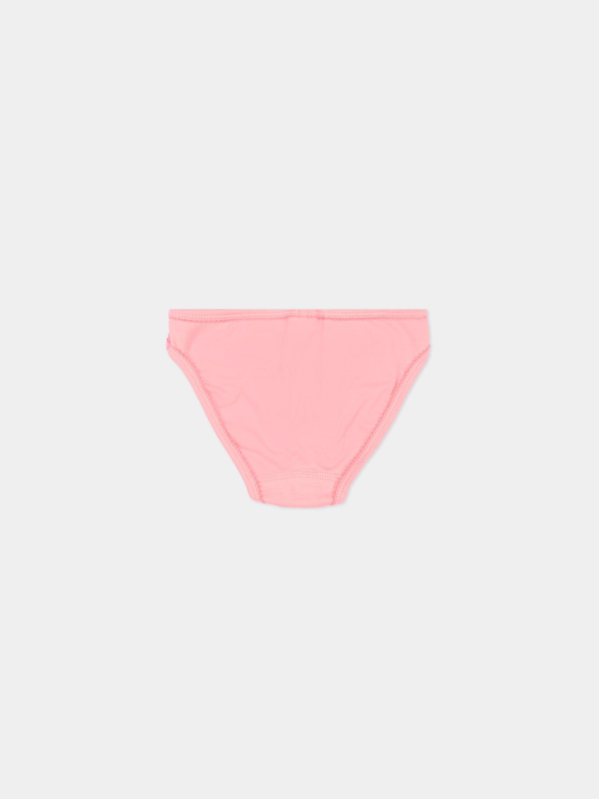 Set slip multicolor per bambina con cuori,Petit Bateau,A0FGT VARIANTE 1 00