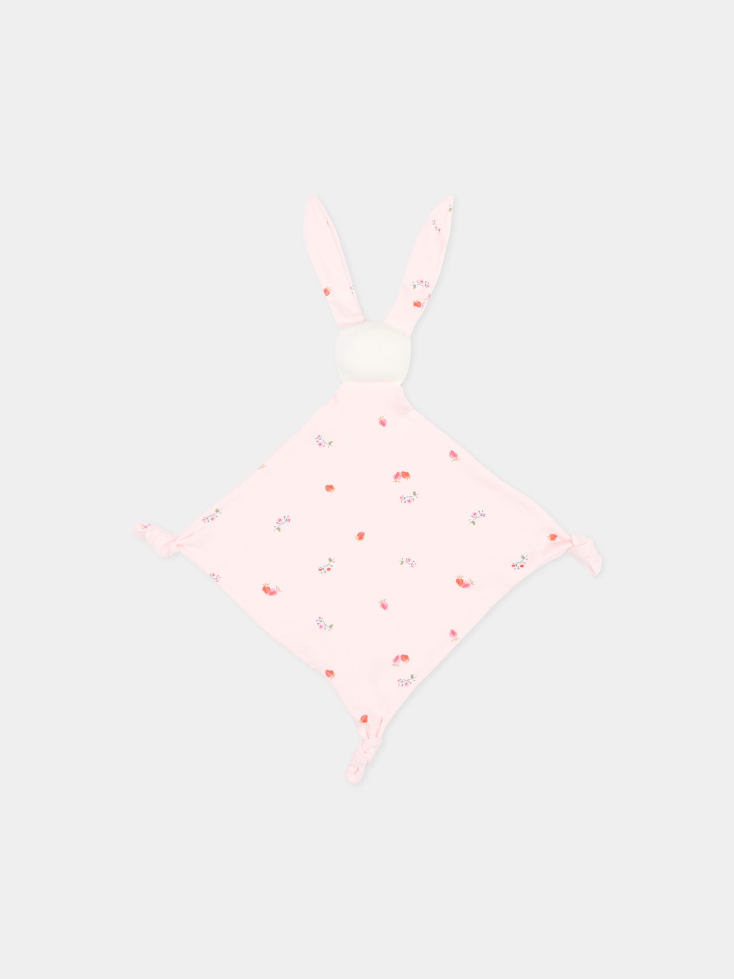 Vestito rosa per neonata con fiori,Petit Bateau,A0FQR BARELY/MULTICO 01
