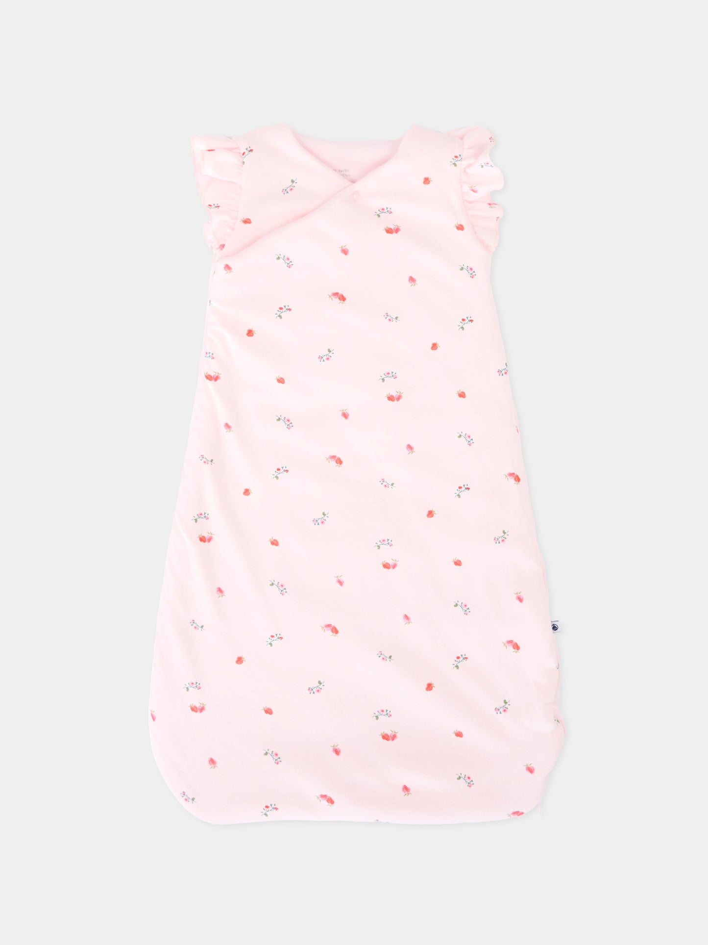 Sacco nanna rosa per neonata floreale,Petit Bateau,A0F6D BARELY/MULTICO 01