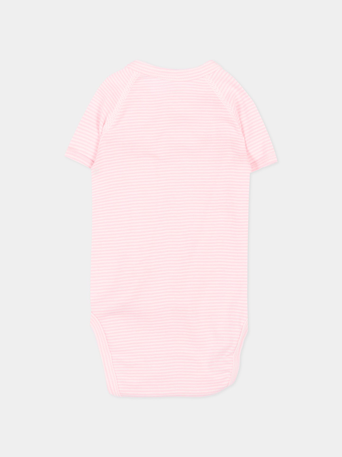 Set body multicolor per neonata con fragole,Petit Bateau,A0FAU VARIANTE 1 00