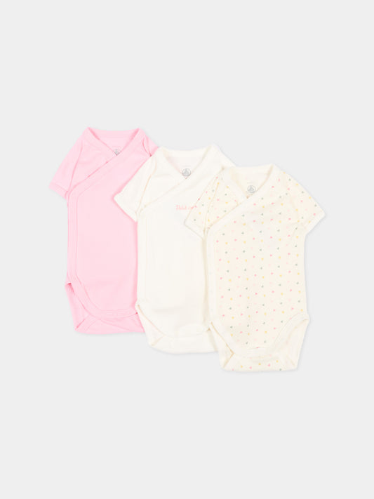 Set body rosa per neonata,Petit Bateau,A0FYS VARIANTE 1 00