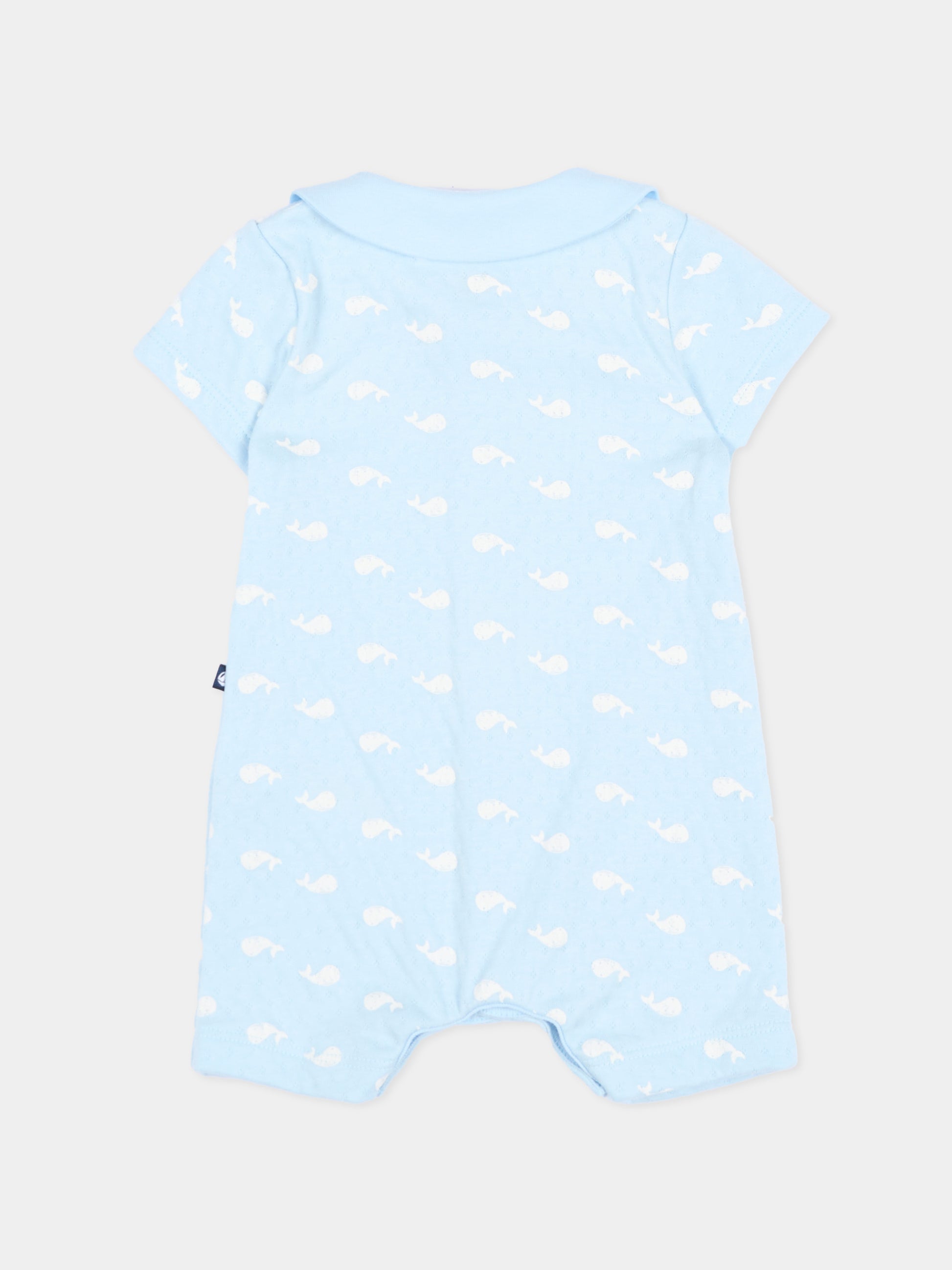 Pagliaccetto celeste per neonato con doudou,Petit Bateau,A0FT0 TOUDOU/MARSHMALLOW 01