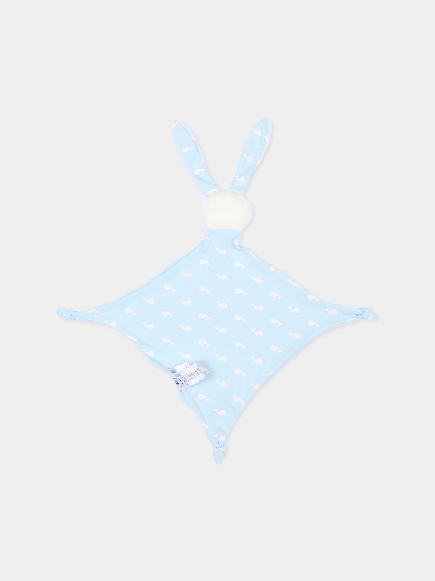 Pagliaccetto celeste per neonato con doudou,Petit Bateau,A0FT0 TOUDOU/MARSHMALLOW 01