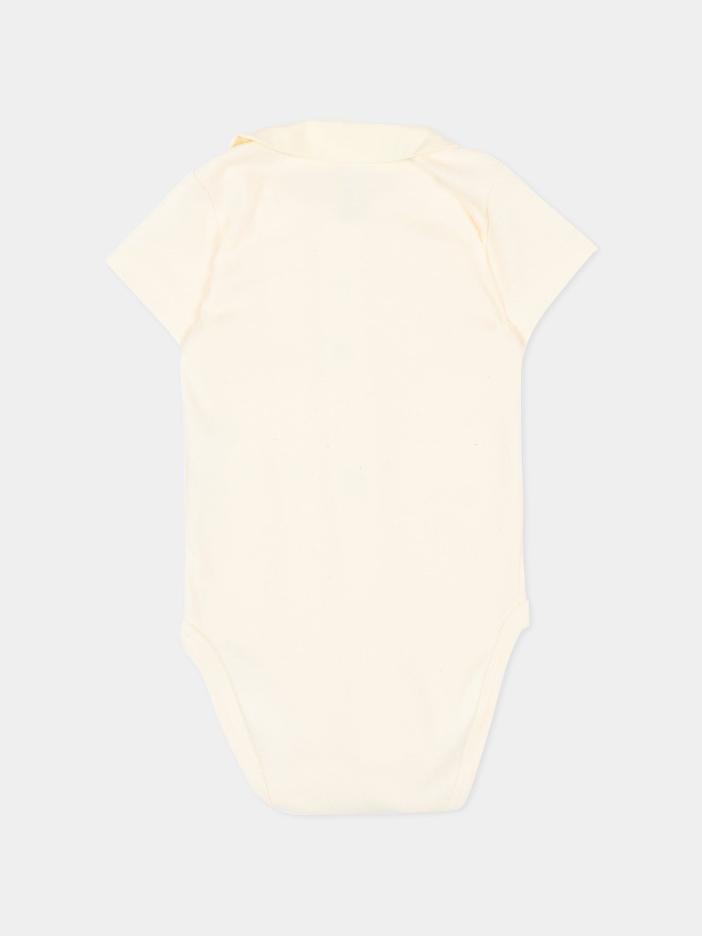 Body avorio per neonata con fragole,Petit Bateau,A0FSV MILK/BARELY 02