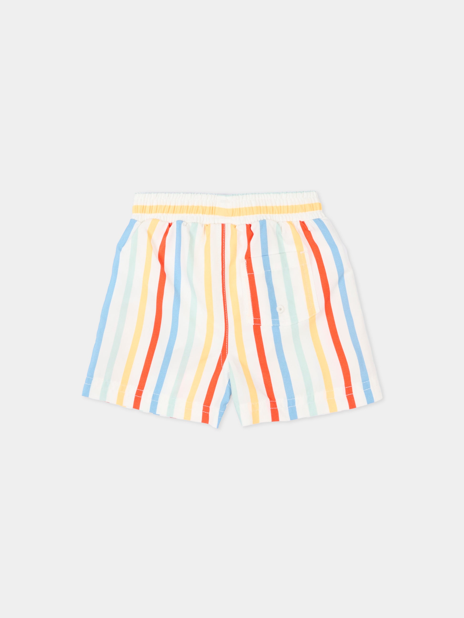 Boxer mare multicolor per neonato,Petit Bateau,A0FSN MARSHMALLOW/MULTICO 01