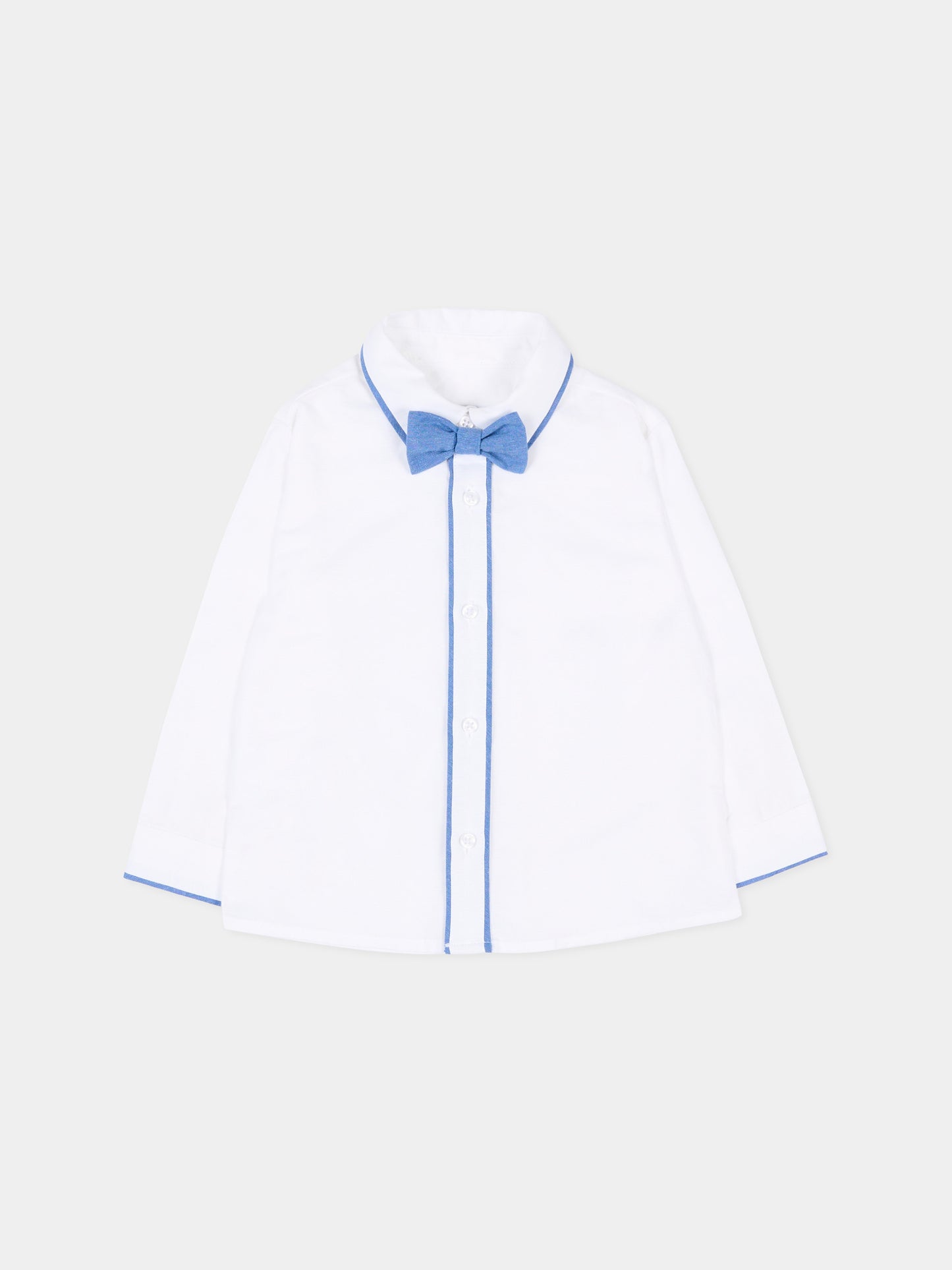 Camicia bianca per neonato con papillon,Mayoral,1115 073