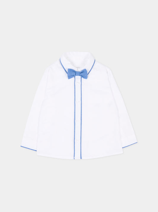 Camicia bianca per neonato con papillon,Mayoral,1115 073