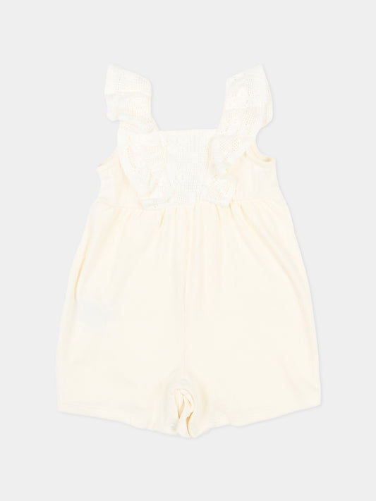 Pagliaccetto avorio per neonata,Mayoral,1827 026