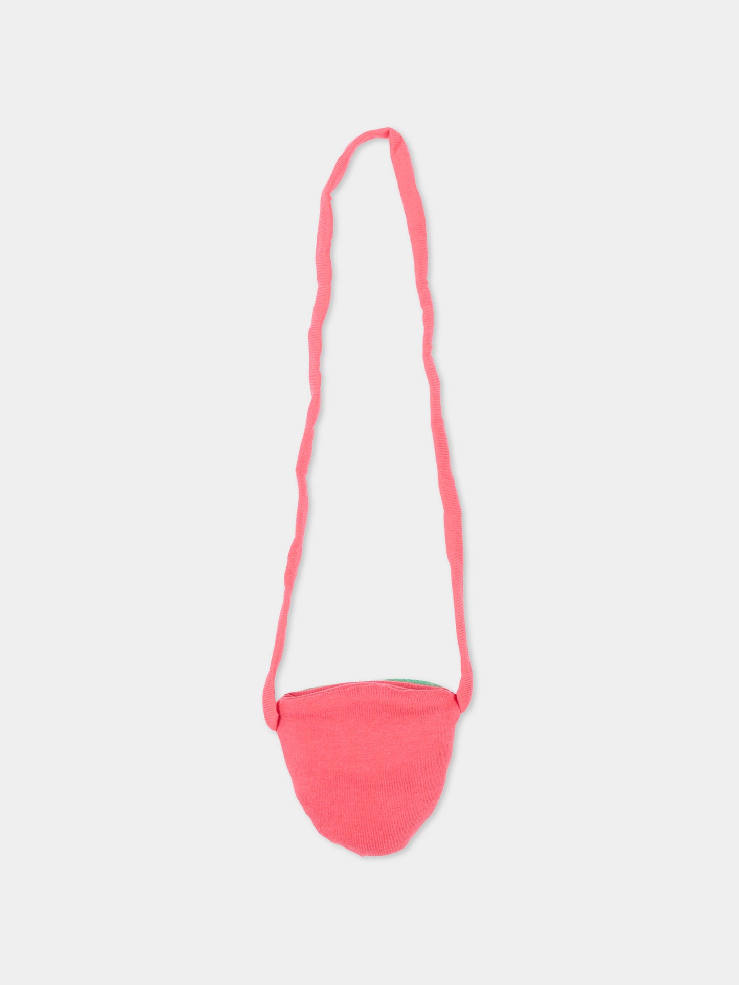 Vestito rosa per neonata con borsetta fragola,Mayoral,1919 051