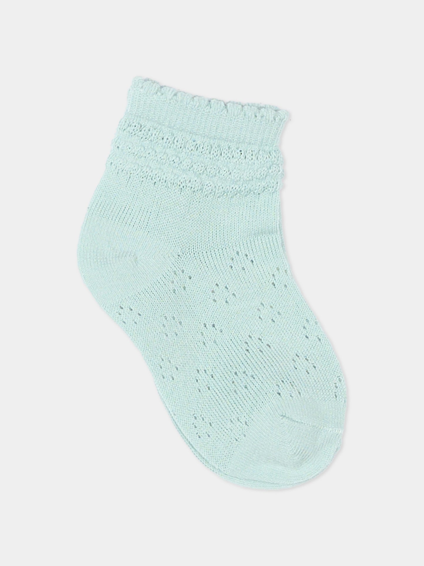 Calzini verde per neonata traforati,Mayoral,10140 037