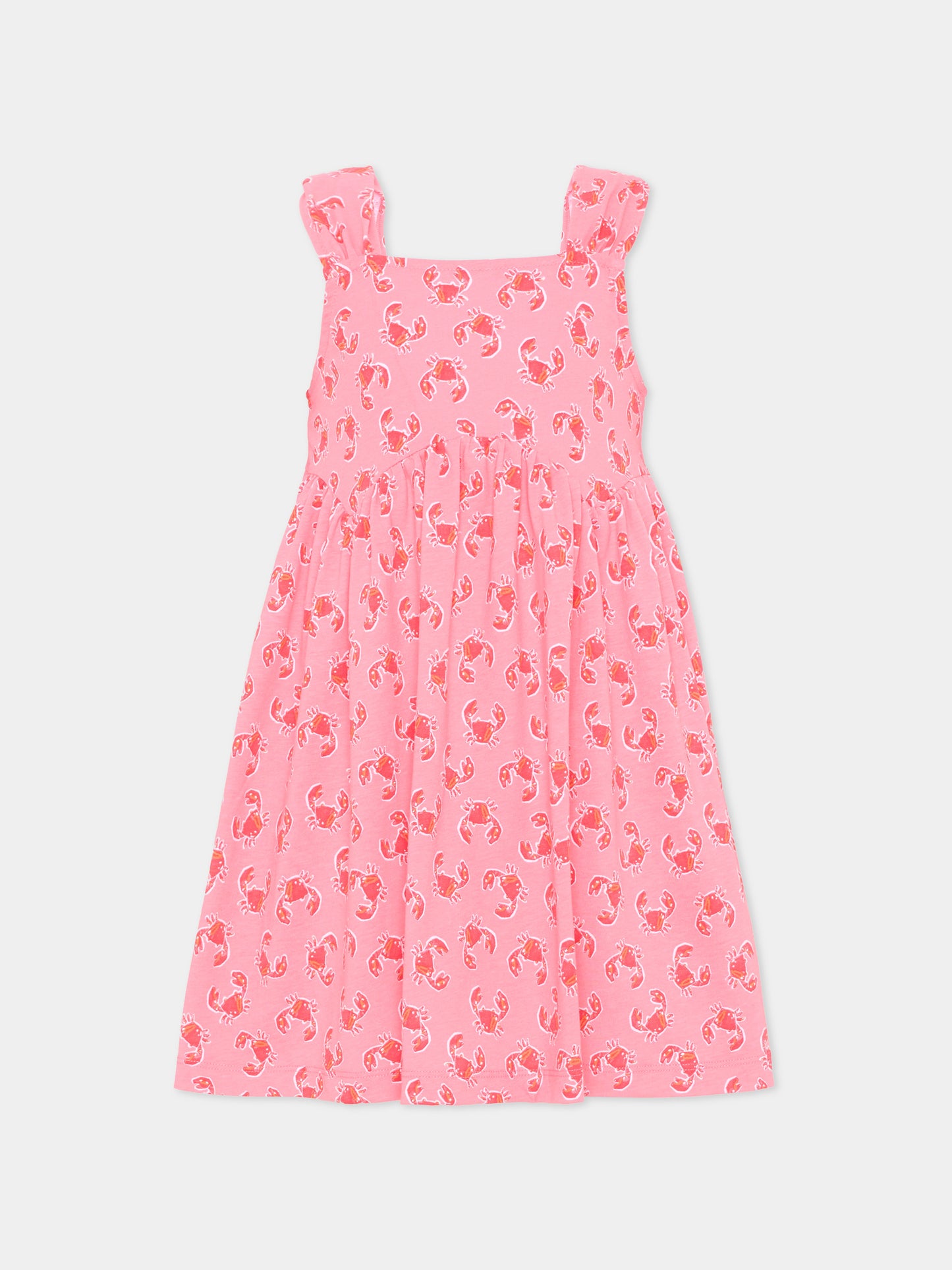 Copricostume rosa per bambina con granchi,Mayoral,3944 021