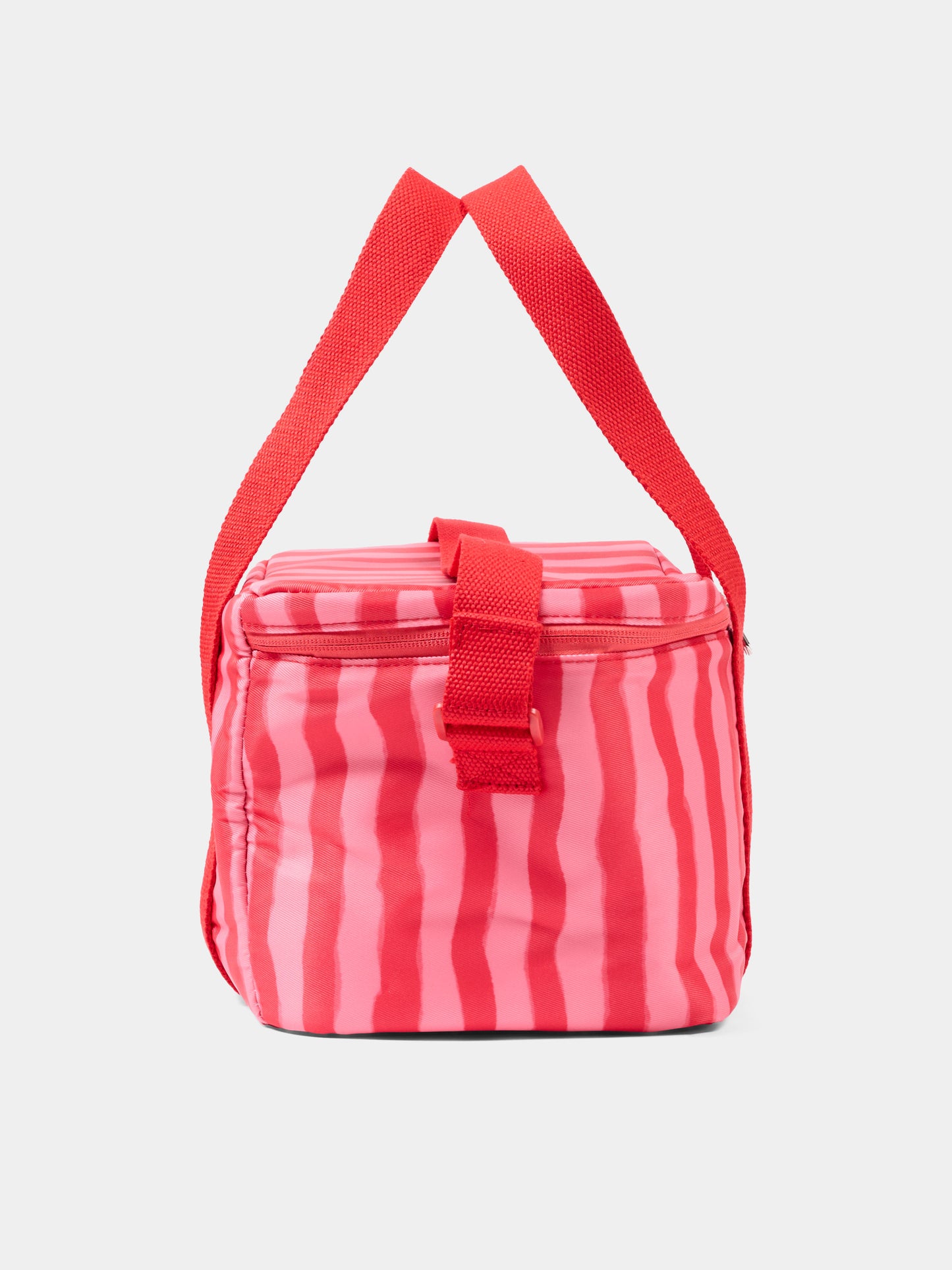 Borsa mare rossa per bambina a righe,Mayoral,10220 081