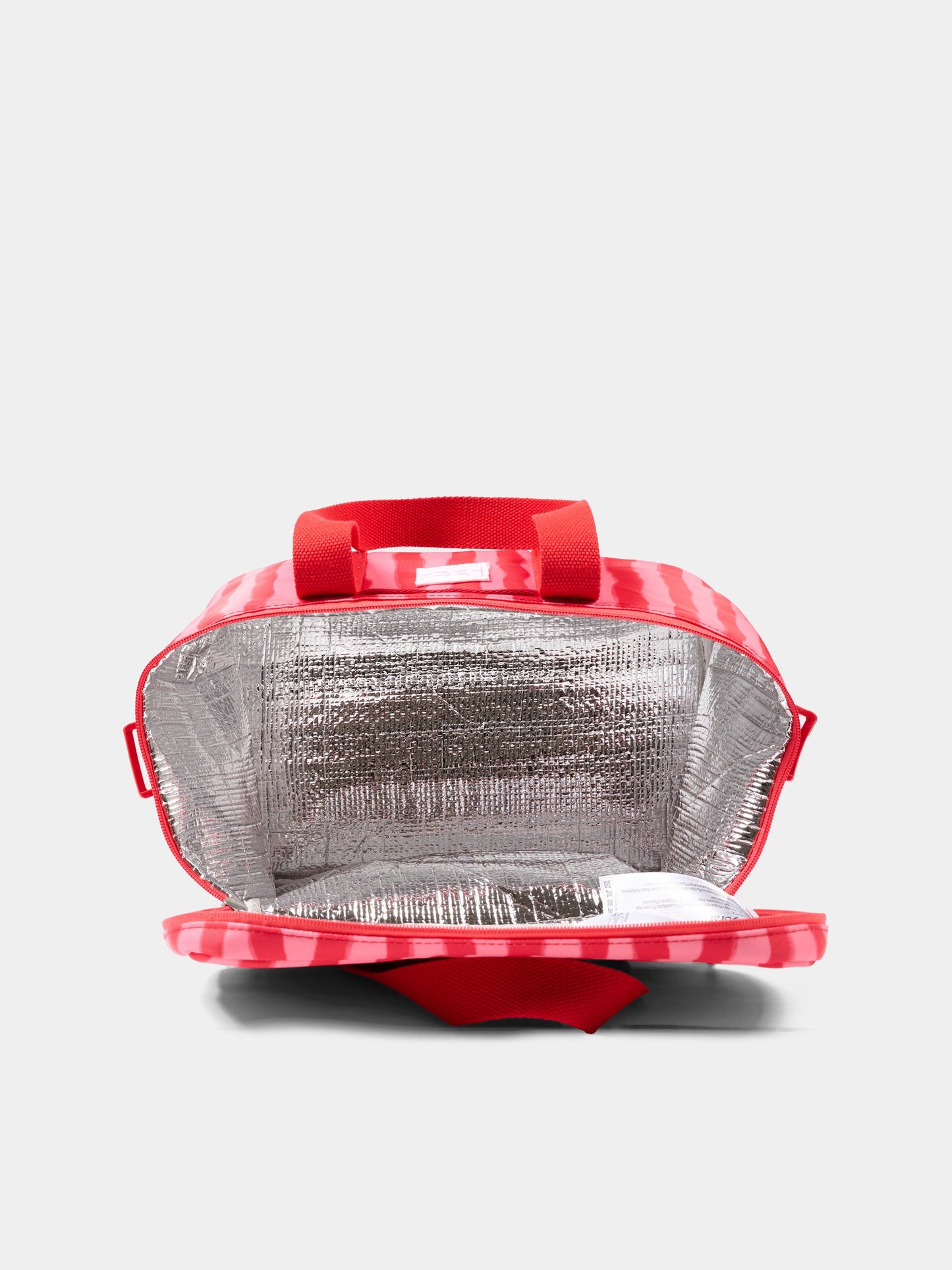 Borsa mare rossa per bambina a righe,Mayoral,10220 081