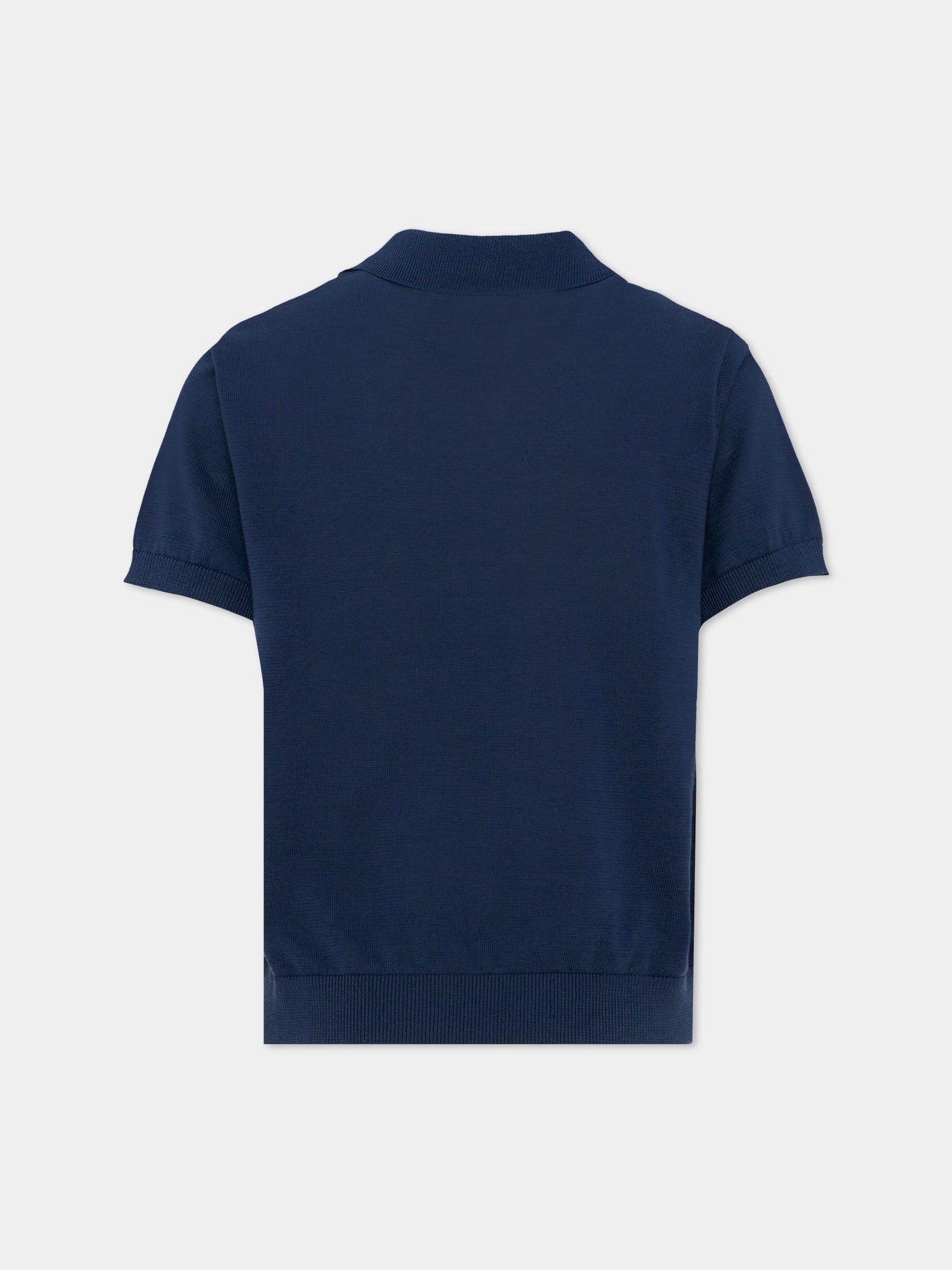 Polo in maglia blu per bambino,Mayoral,3106 093