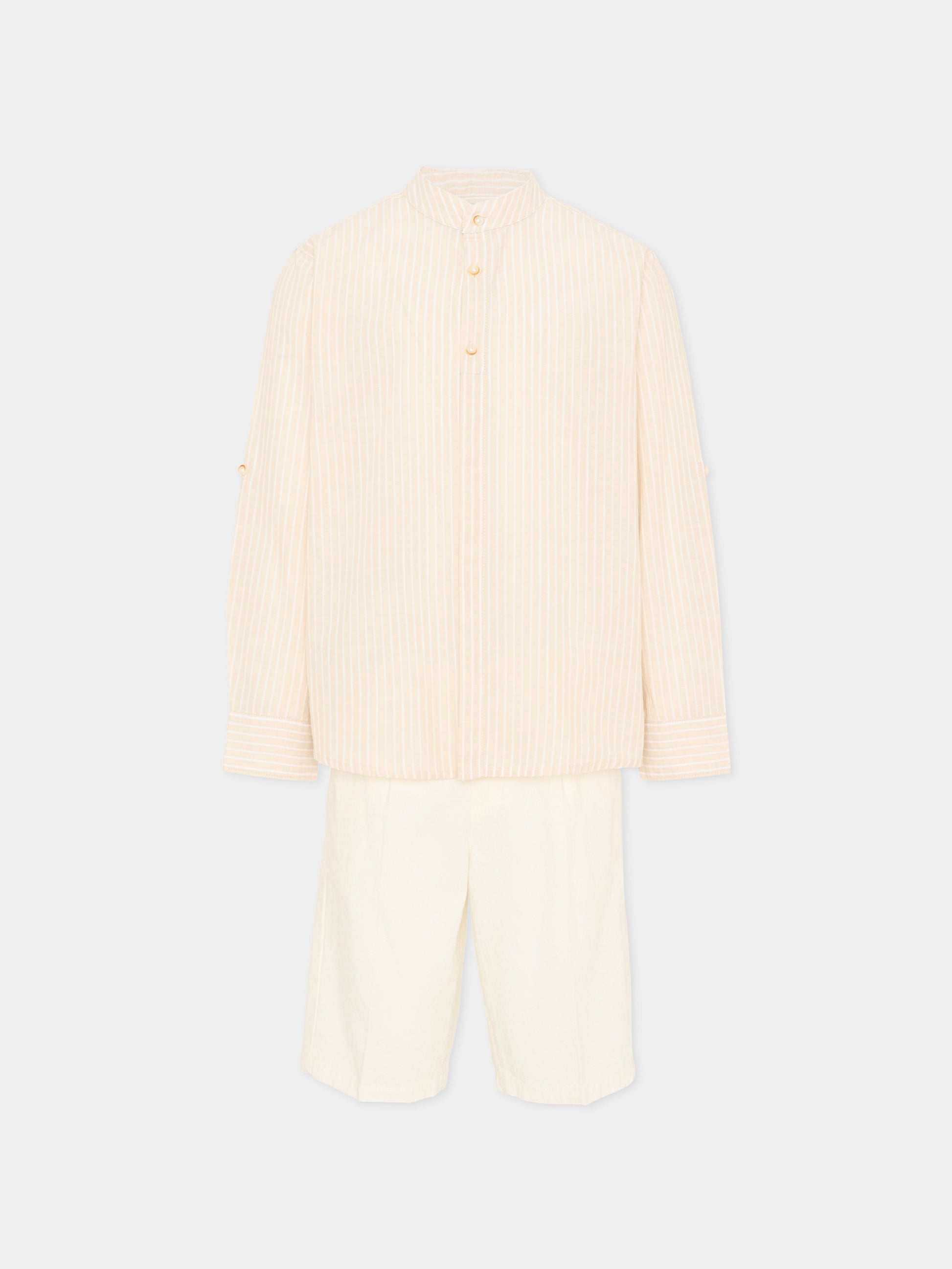 Completo elegante beige per bambino,Mayoral,3216 011