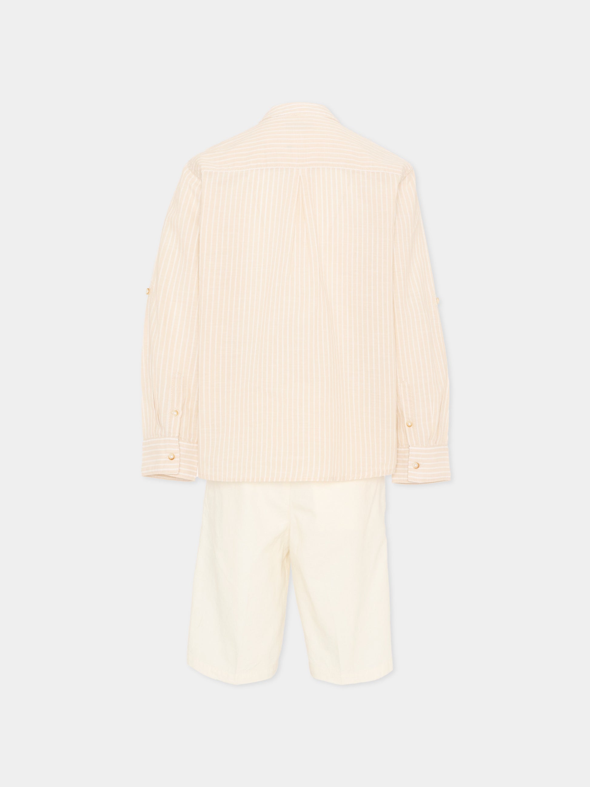 Completo elegante beige per bambino,Mayoral,3216 011