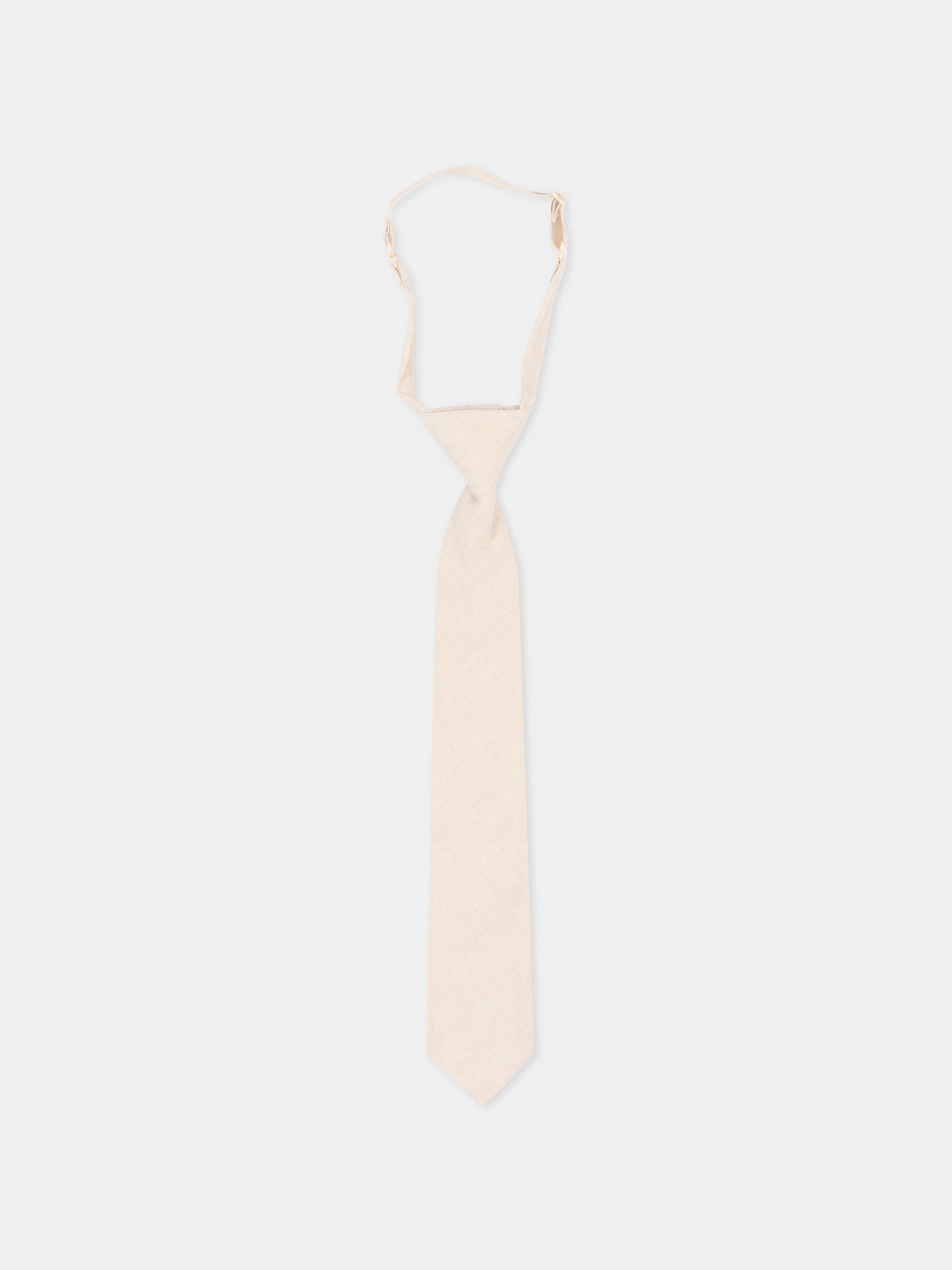 Cravatta beige per bambino,Mayoral,10214 035