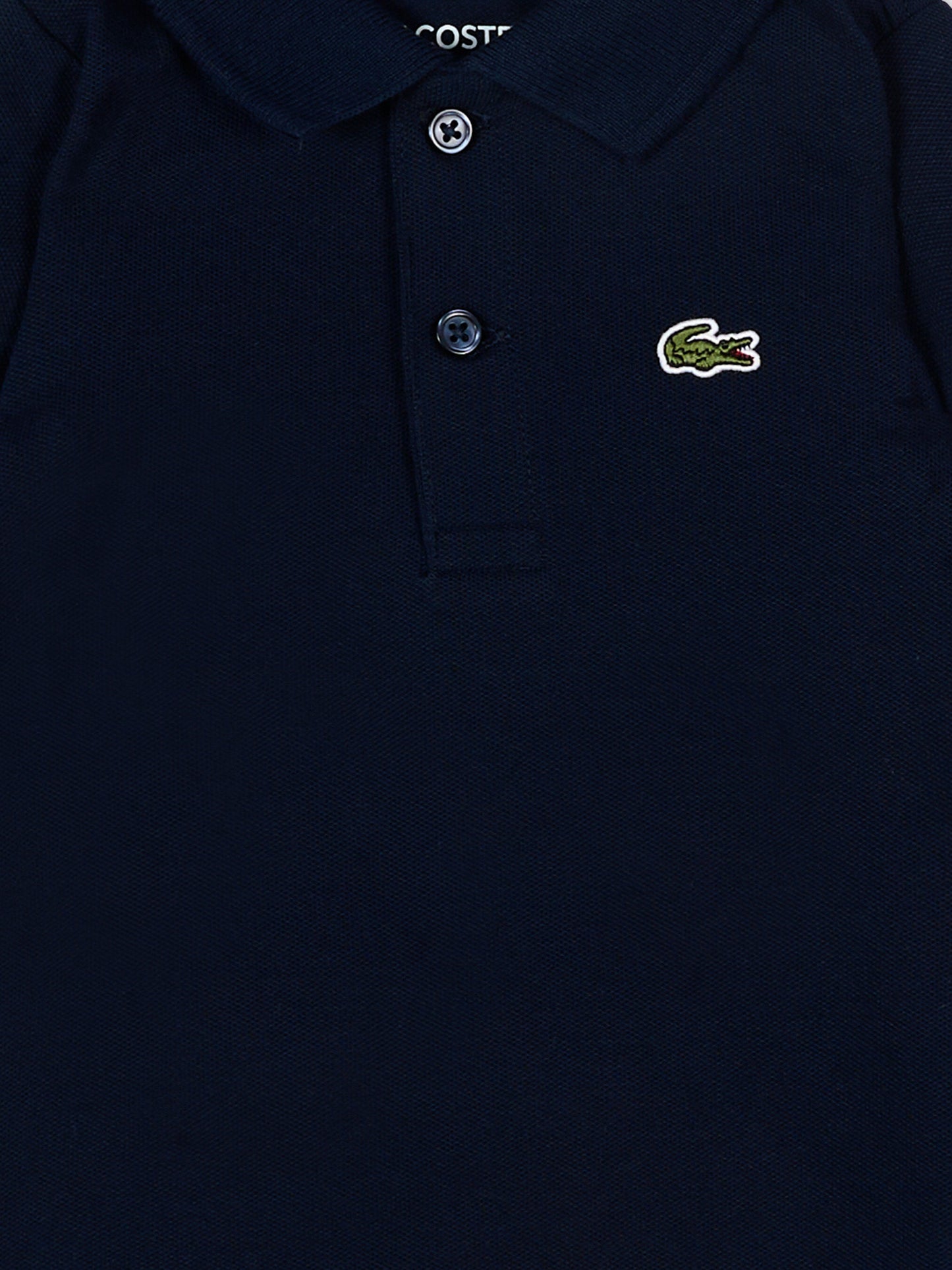 Body blu per neonato con logo,Lacoste,7118 UGW
