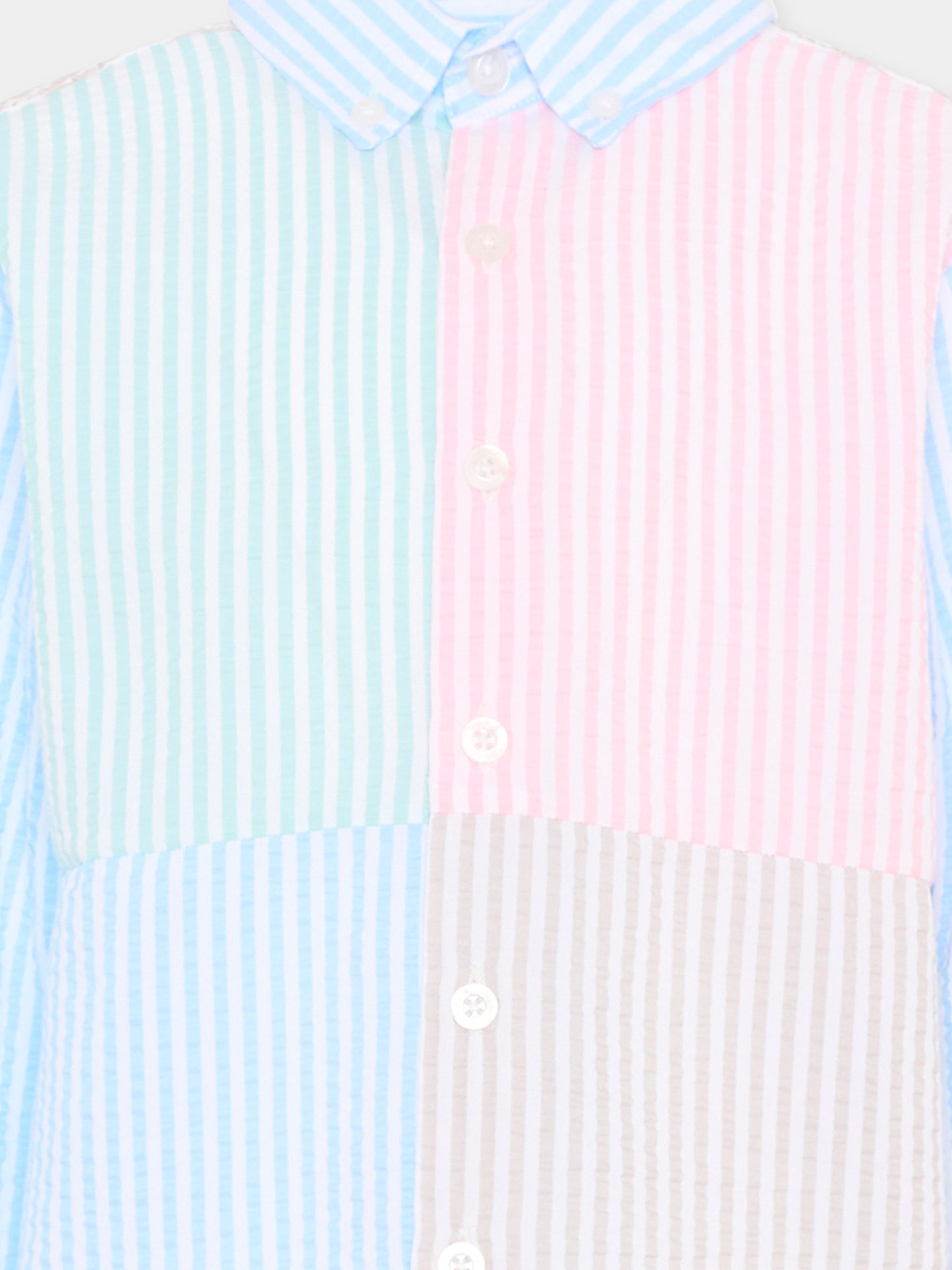 Camicia multicolor per bambino a righe,Patachou,PAP CM4233609 026