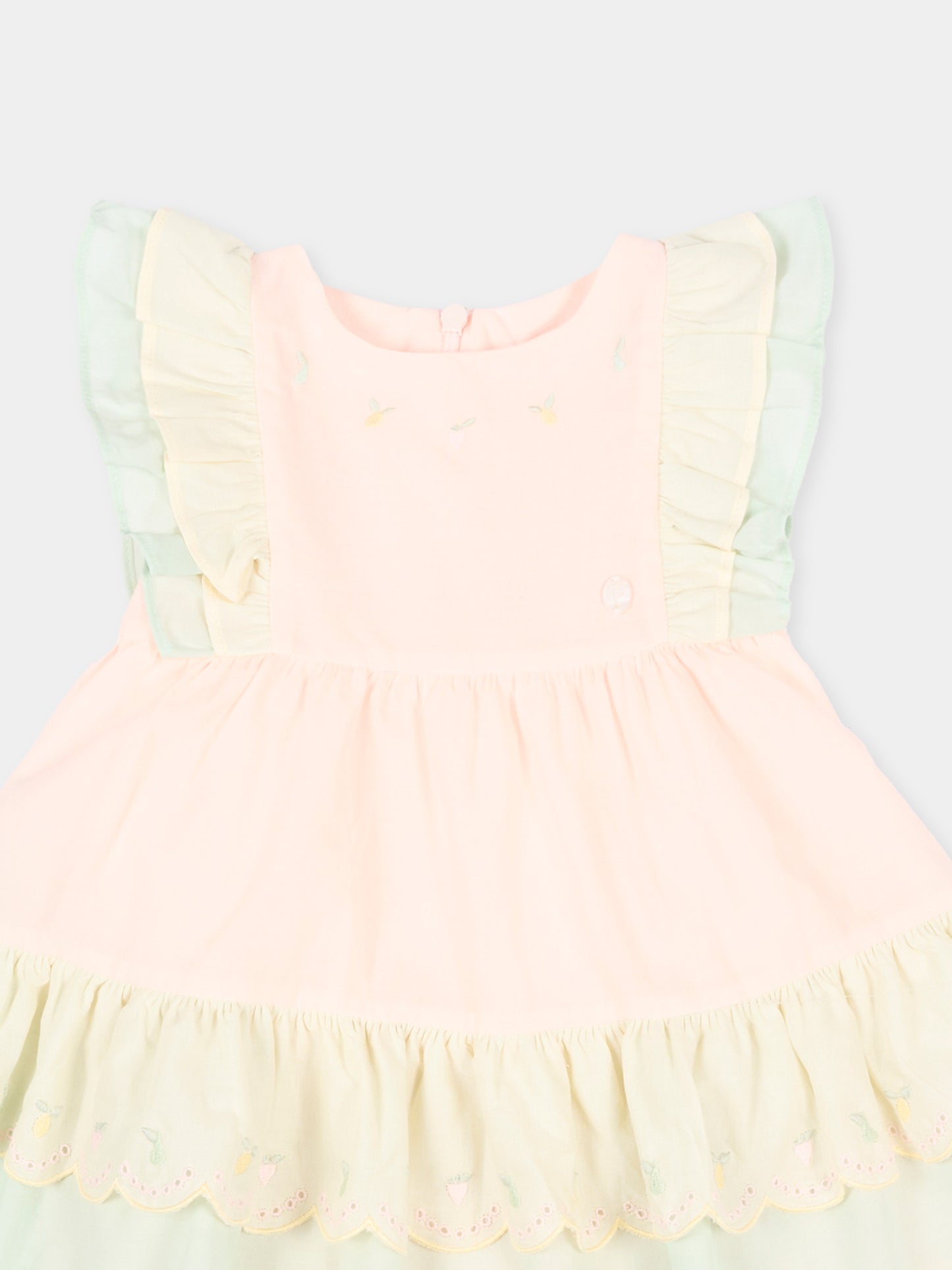 Abito elegante multicolor per neonata,Patachou,PAP VET4233220 026