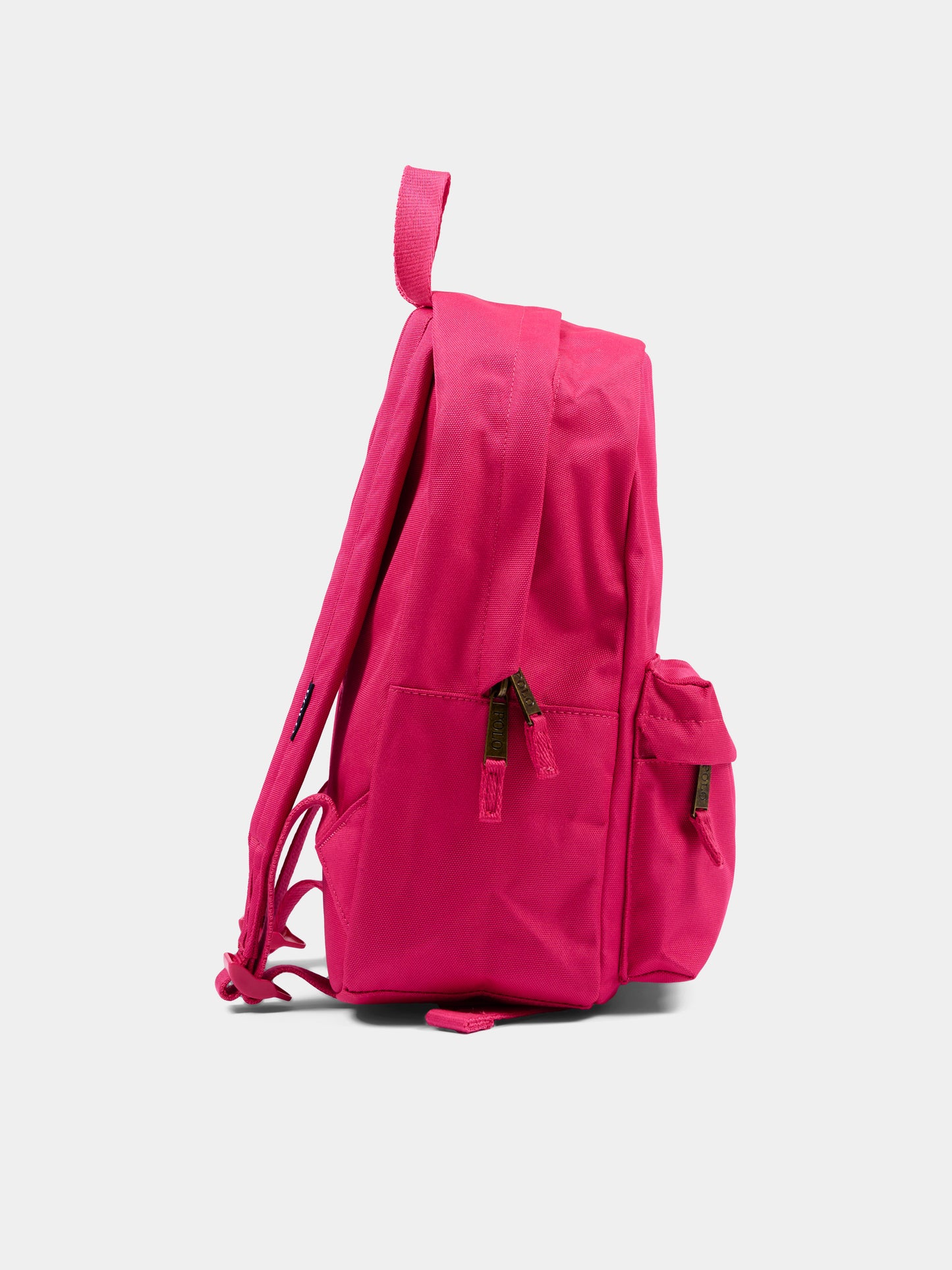 Zaino fucsia per bambina con logo,Ralph Lauren Kids,9AR187 ADP