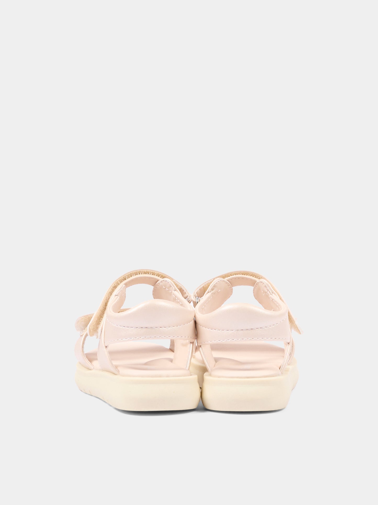 Sandali rosa per bambina con logo,Calvin Klein Kids,V1A2 83241 1372302